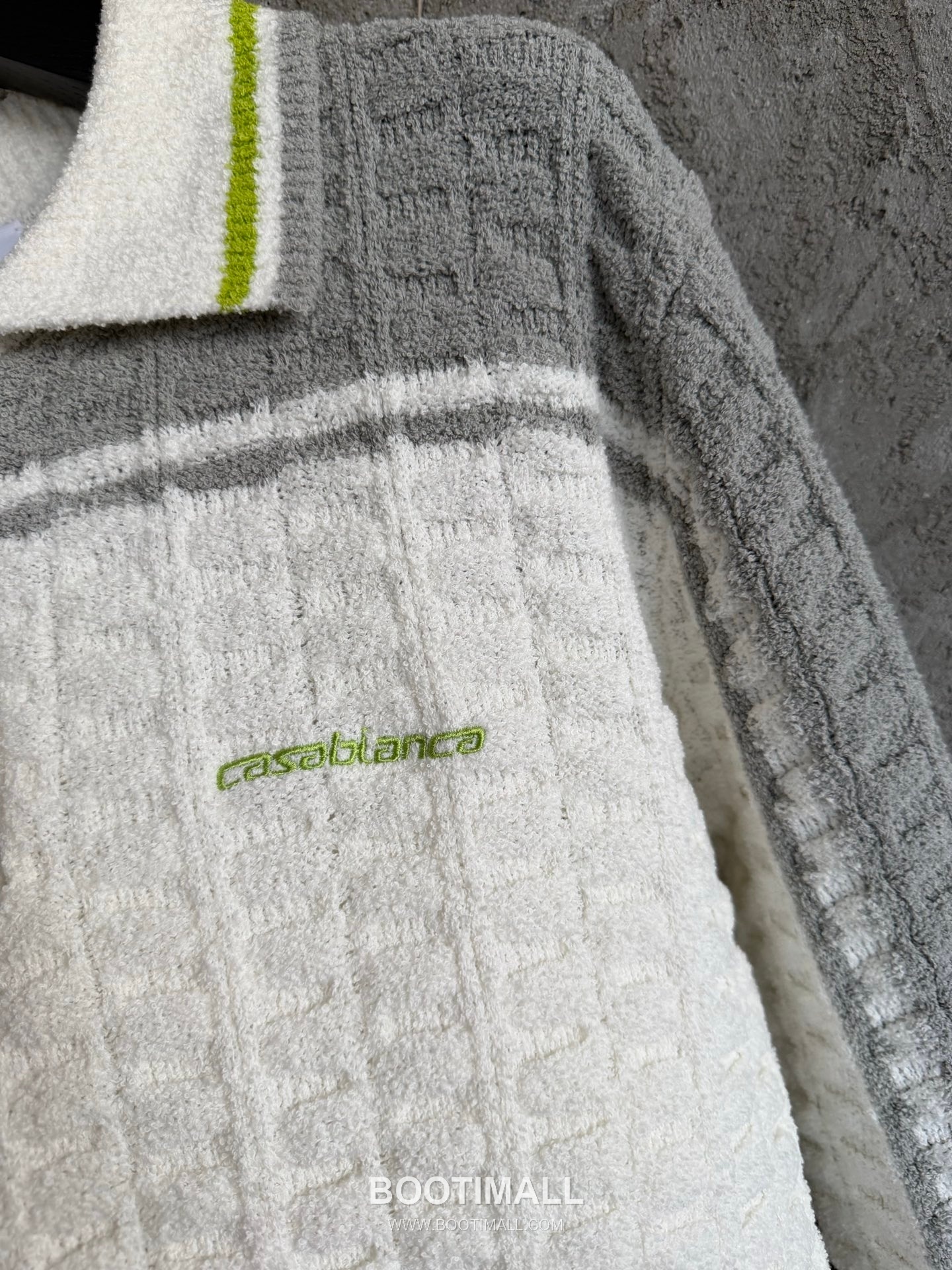 Casablanca Terry Polo Shirt Cotton White 카사블랑카 테리 폴로 셔츠 코튼 화이트 7