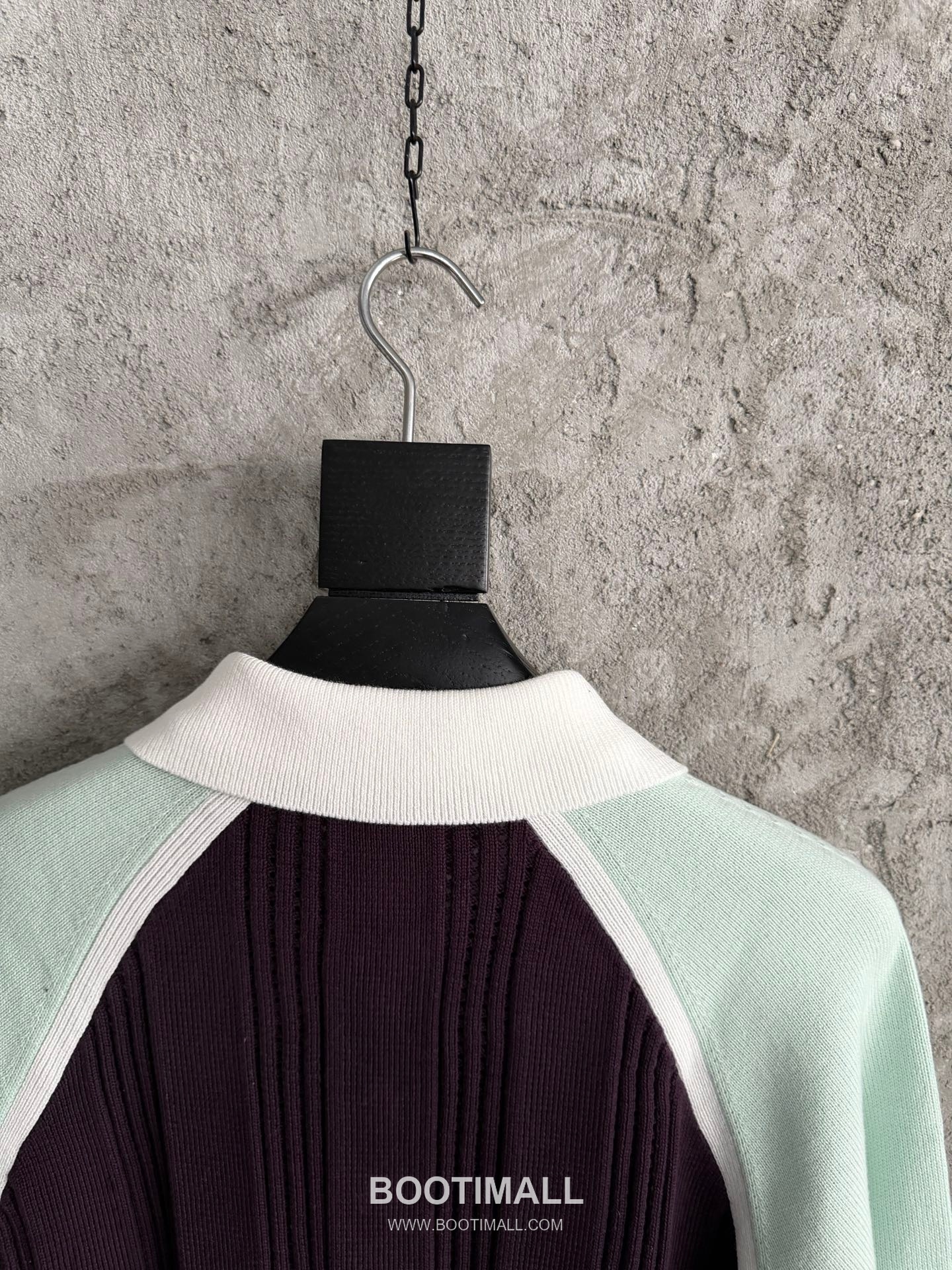 Casablanca Colorblock Polo Shirt Cotton Burgundy 카사블랑카 컬러블록 폴로 셔츠 코튼 버건디 12