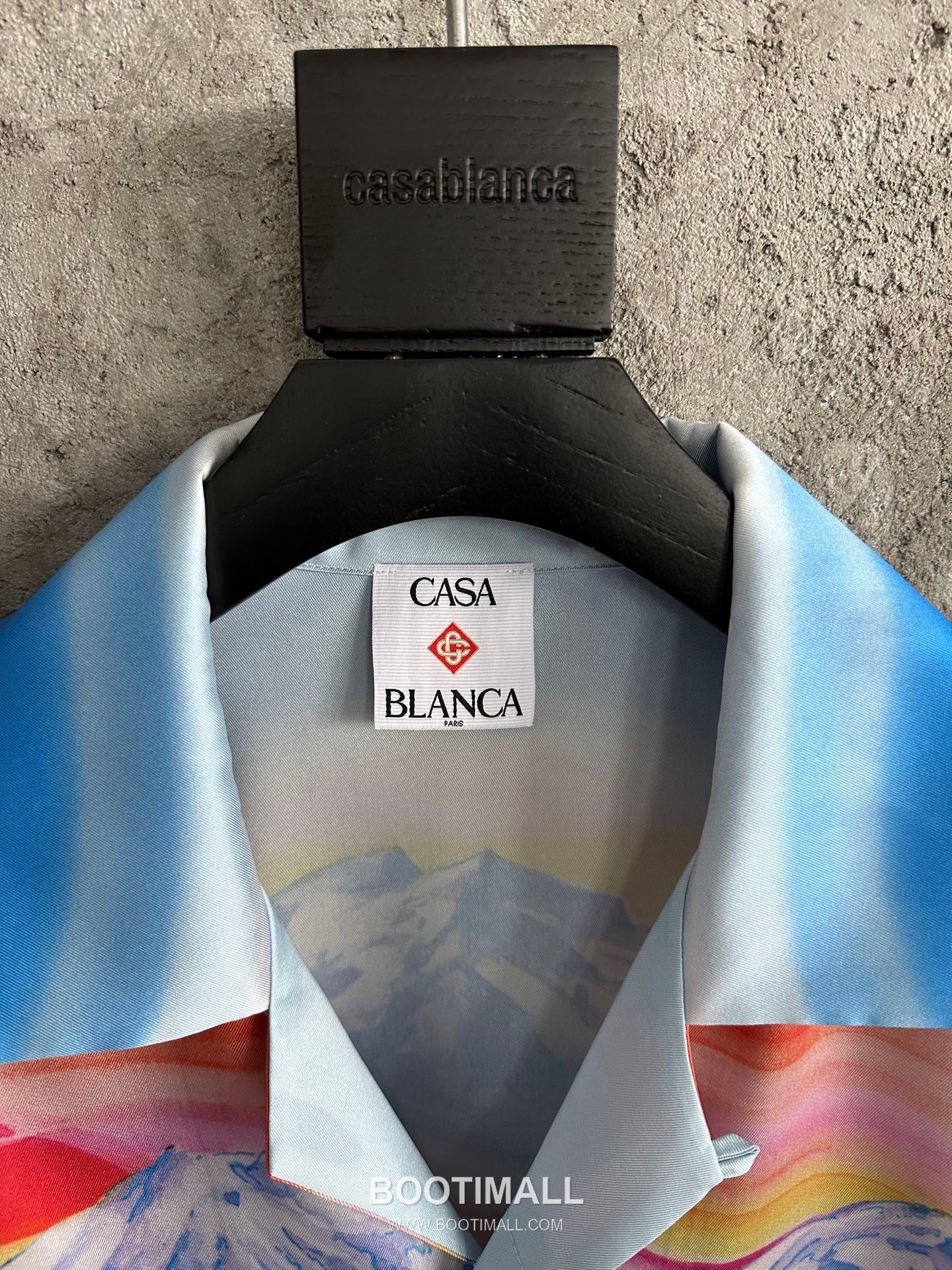 Casablanca Butterfly Silk Shirt Silk Blue 카사블랑카 버터플라이 실크 셔츠 실크 블루 4