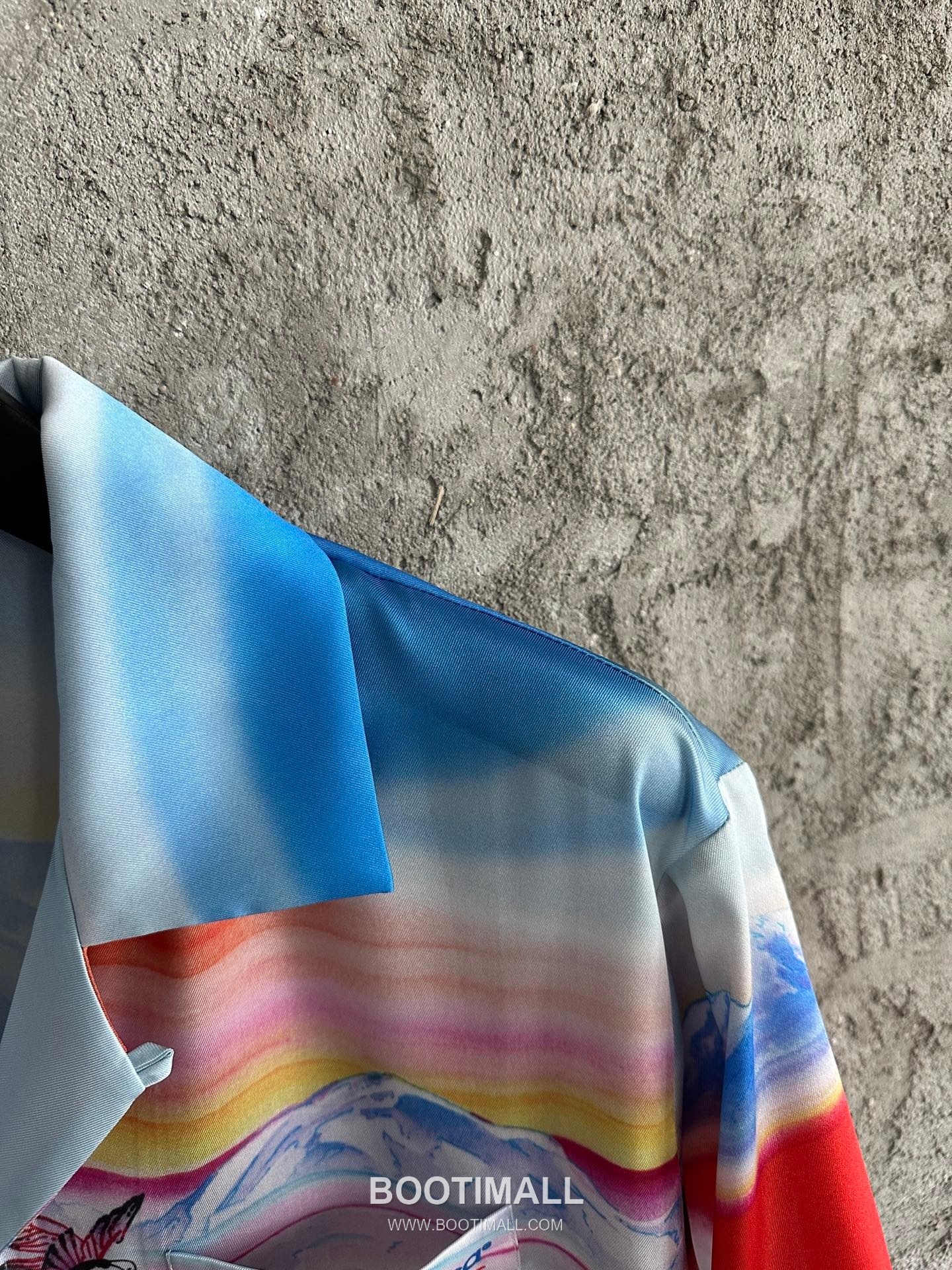 Casablanca Butterfly Silk Shirt Silk Blue 카사블랑카 버터플라이 실크 셔츠 실크 블루 5