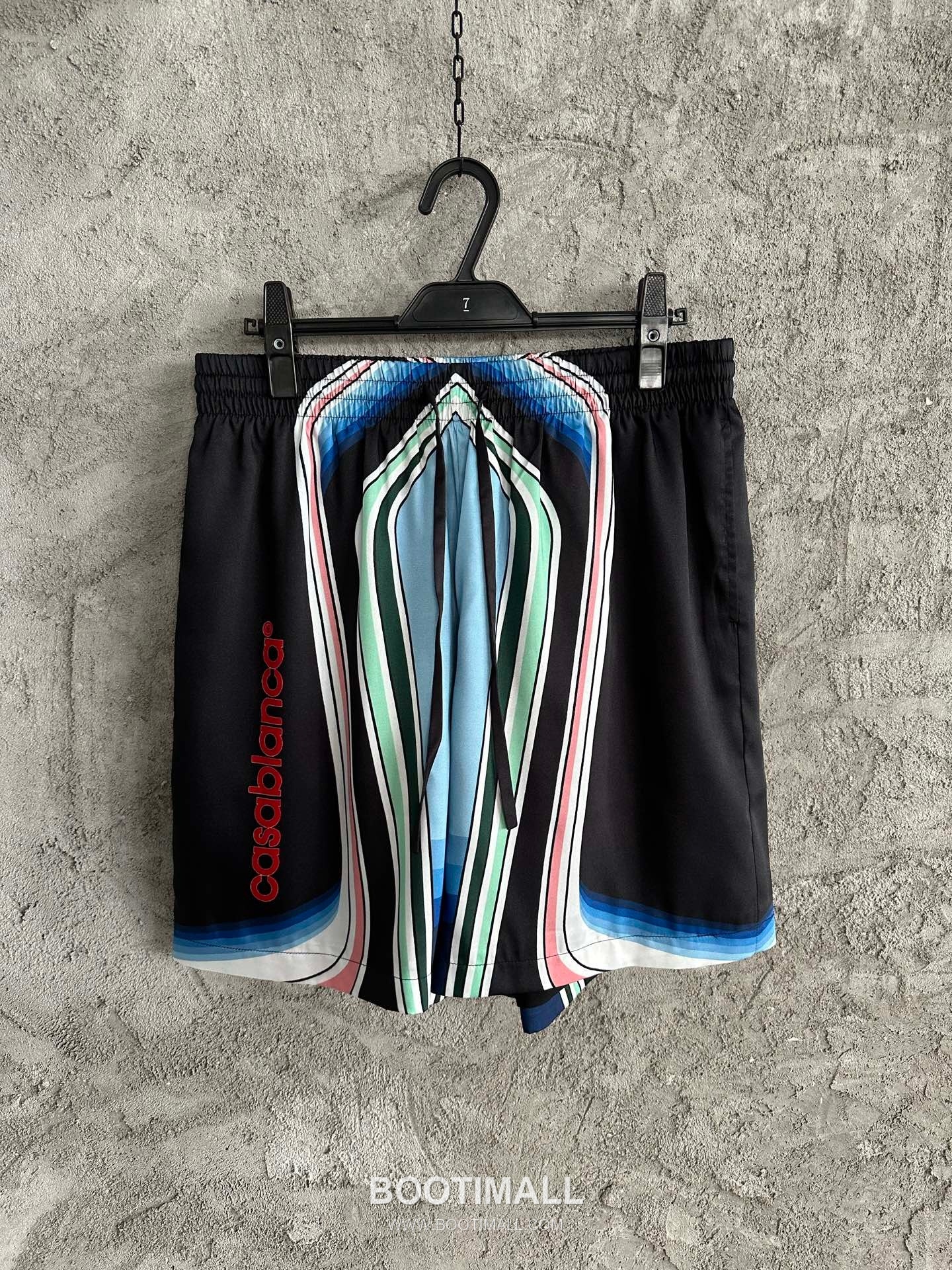 Casablanca Mountain Print Shorts Silk Black 카사블랑카 마운틴 프린트 쇼츠 실크 블랙 4