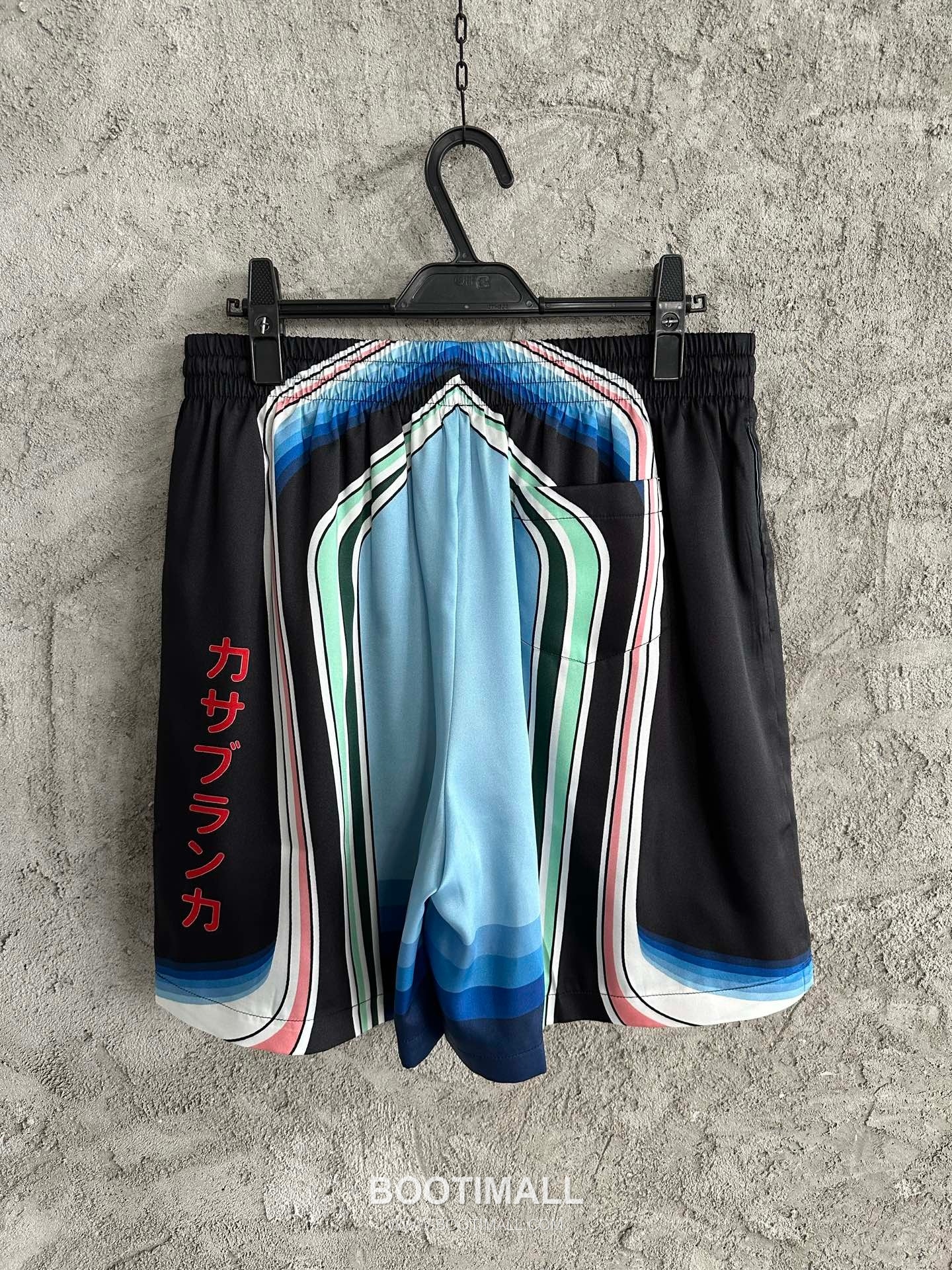 Casablanca Mountain Print Shorts Silk Black 카사블랑카 마운틴 프린트 쇼츠 실크 블랙 5