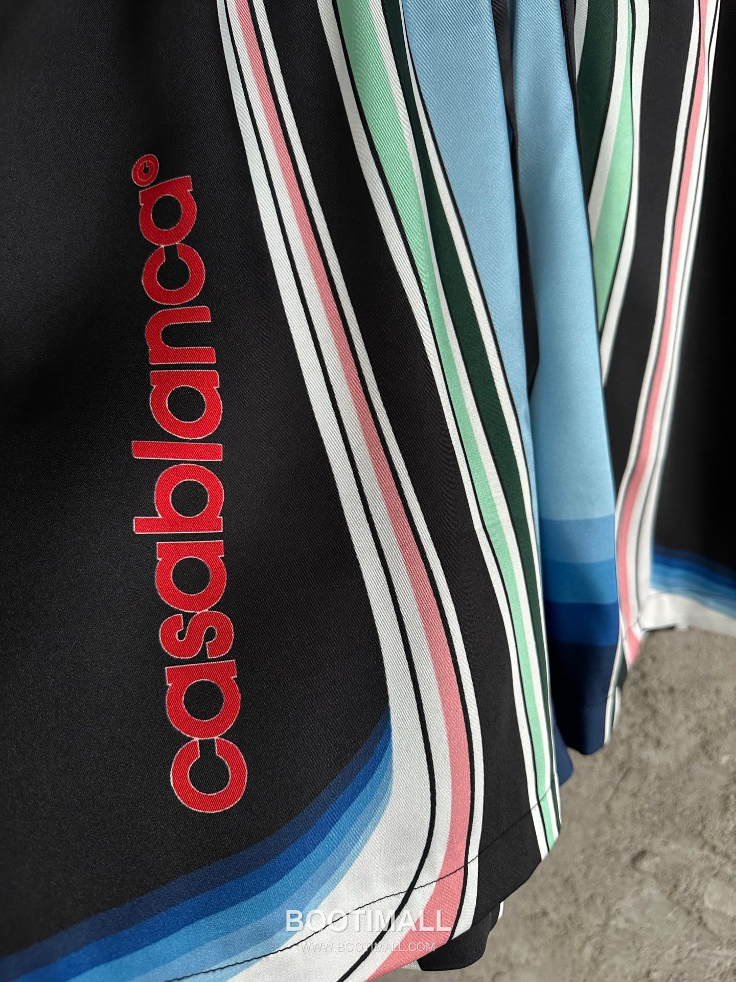 Casablanca Mountain Print Shorts Silk Black 카사블랑카 마운틴 프린트 쇼츠 실크 블랙 9