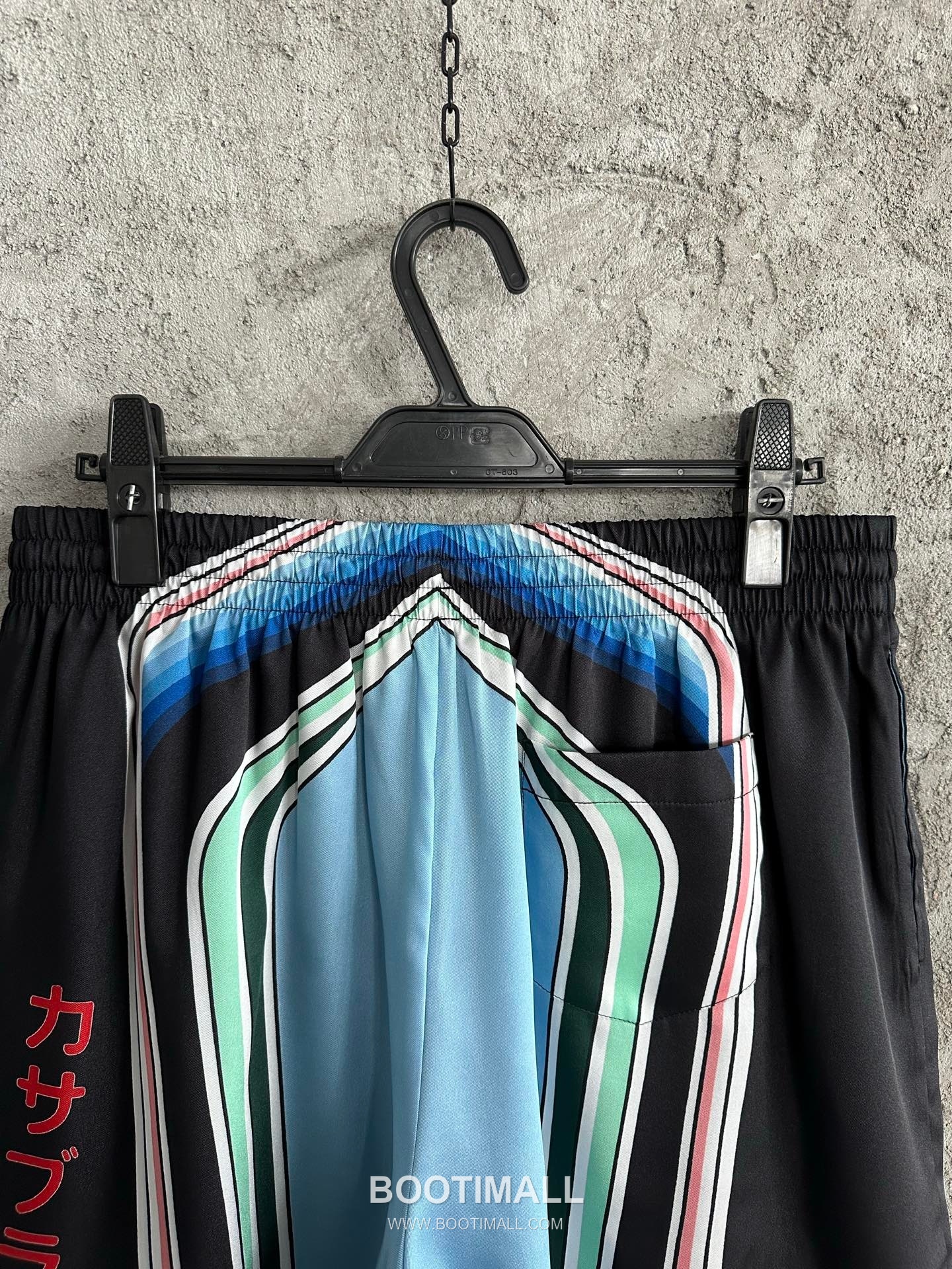 Casablanca Mountain Print Shorts Silk Black 카사블랑카 마운틴 프린트 쇼츠 실크 블랙 11