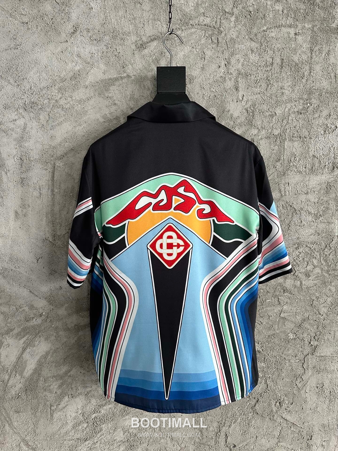 Casablanca Mountain Print Shirt Silk Black 카사블랑카 마운틴 프린트 셔츠 실크 블랙 2