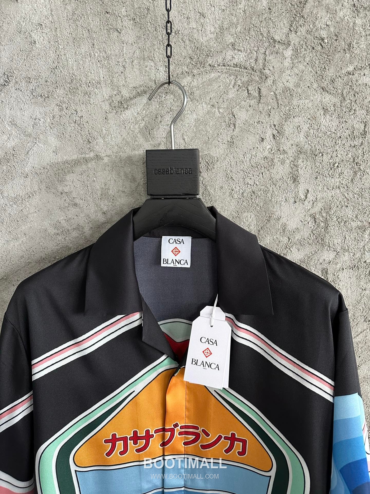 Casablanca Mountain Print Shirt Silk Black 카사블랑카 마운틴 프린트 셔츠 실크 블랙 3