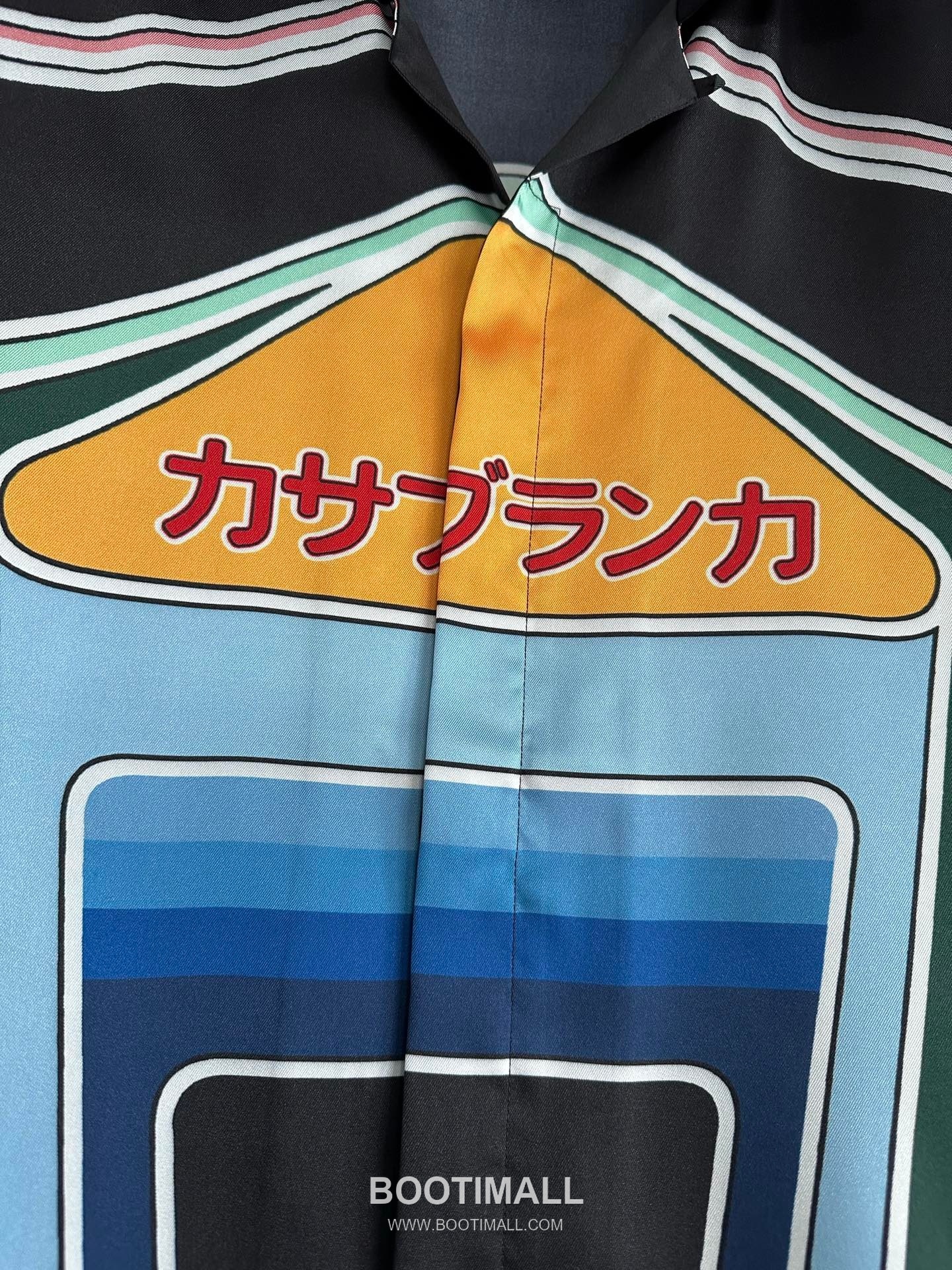 Casablanca Mountain Print Shirt Silk Black 카사블랑카 마운틴 프린트 셔츠 실크 블랙 6