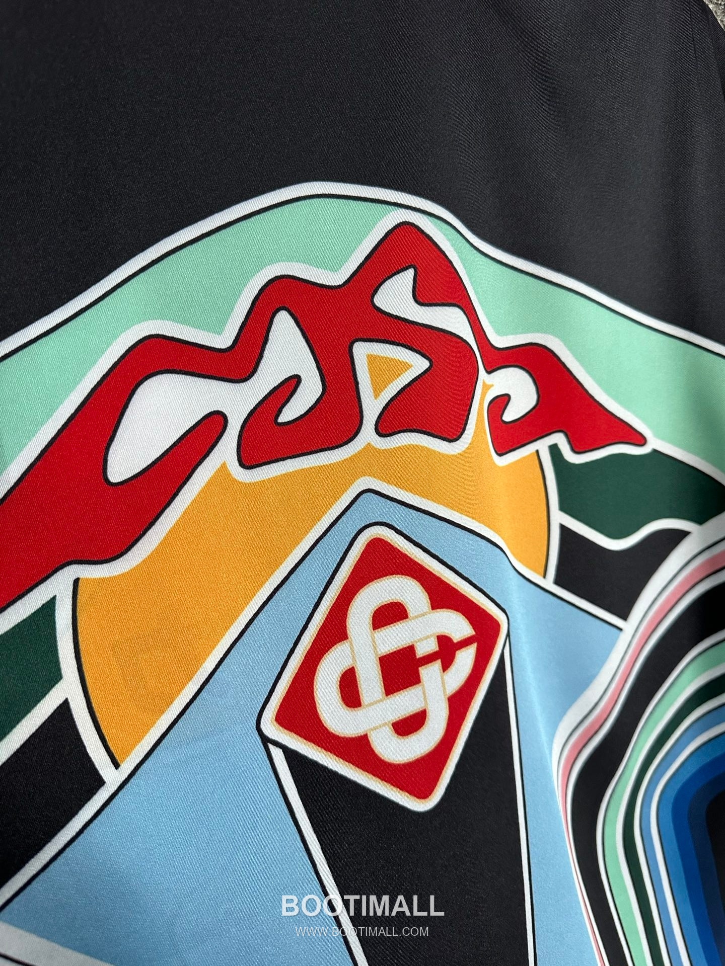 Casablanca Mountain Print Shirt Silk Black 카사블랑카 마운틴 프린트 셔츠 실크 블랙 9