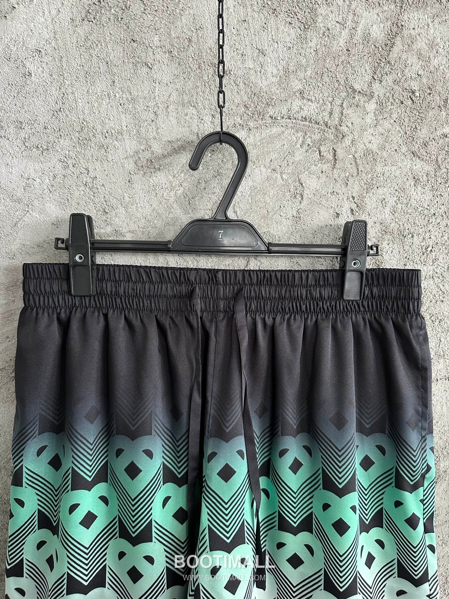 Casablanca Heart Print Shorts Silk Black 카사블랑카 하트 프린트 쇼츠 실크 블랙 5