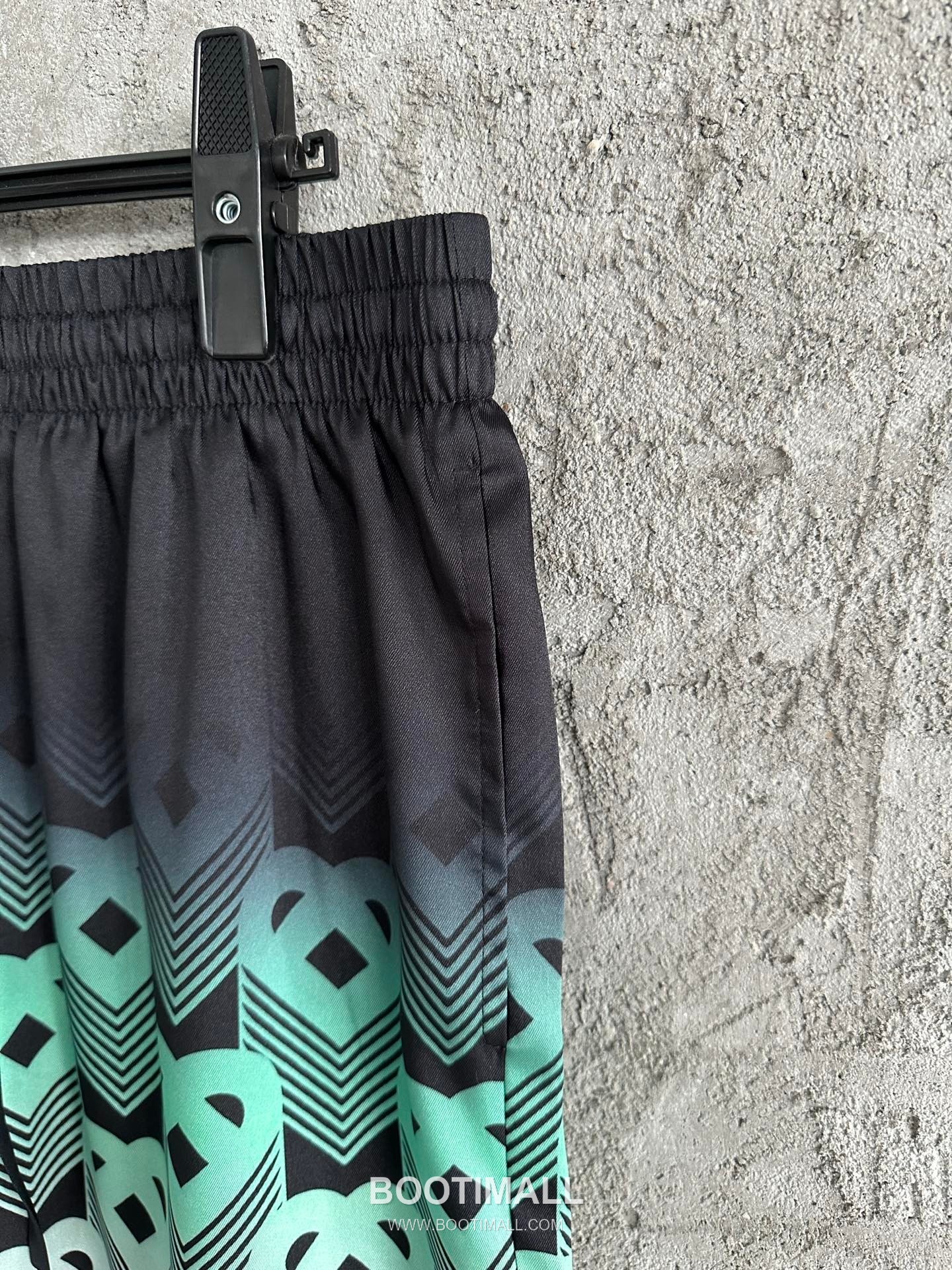 Casablanca Heart Print Shorts Silk Black 카사블랑카 하트 프린트 쇼츠 실크 블랙 7