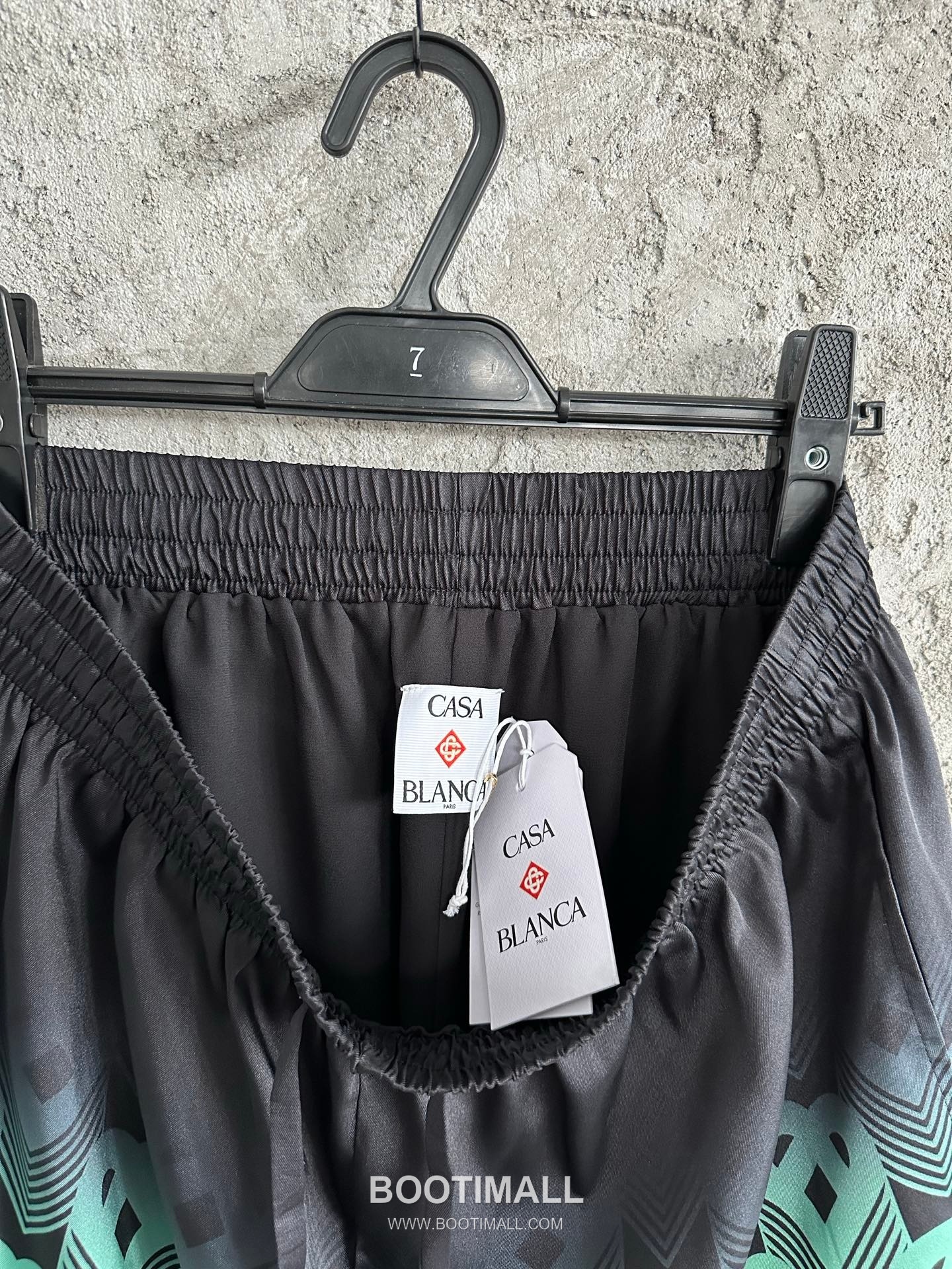 Casablanca Heart Print Shorts Silk Black 카사블랑카 하트 프린트 쇼츠 실크 블랙 12