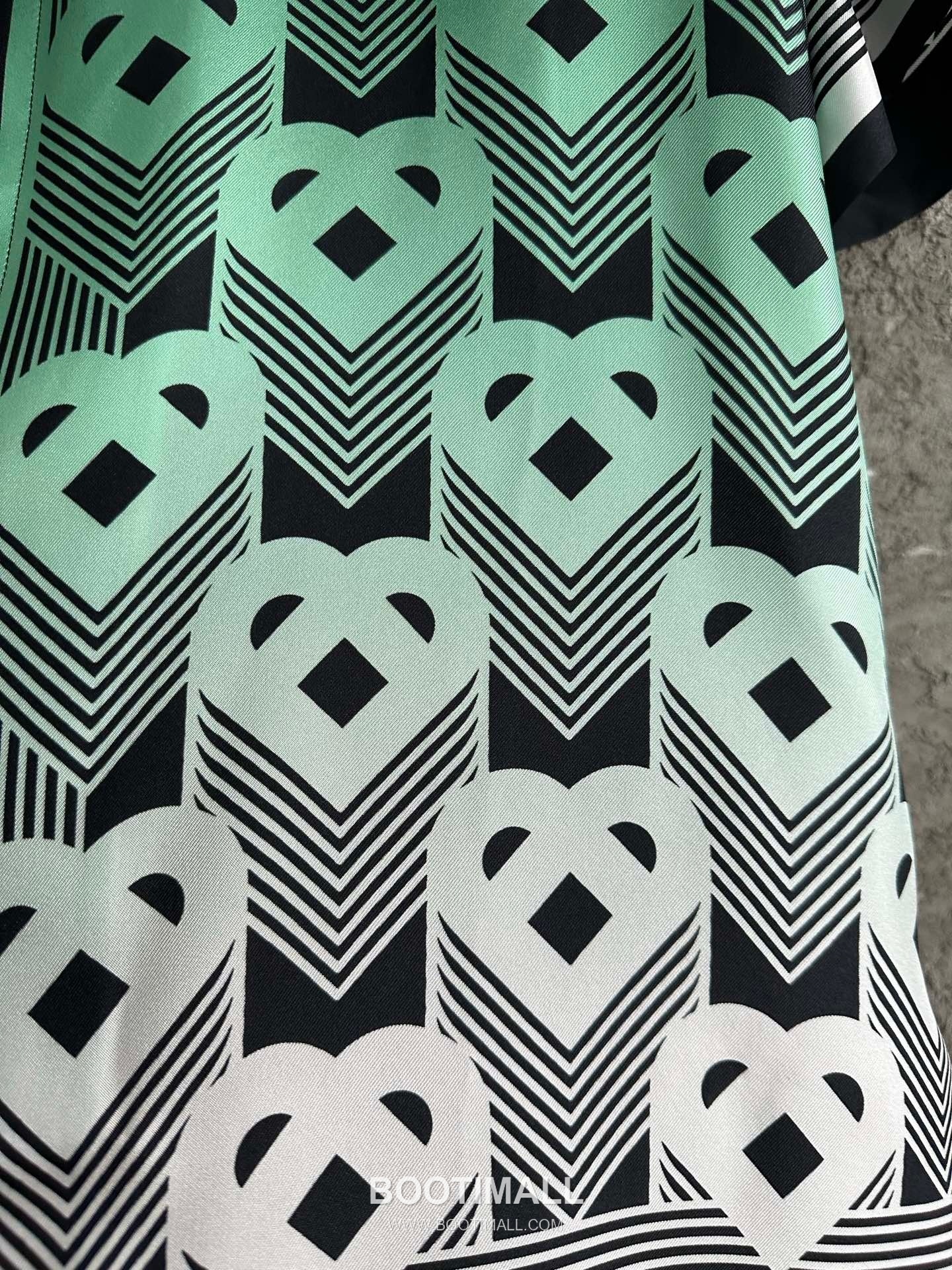 Casablanca Heart Print Shirt Silk Black 카사블랑카 하트 프린트 셔츠 실크 블랙 7