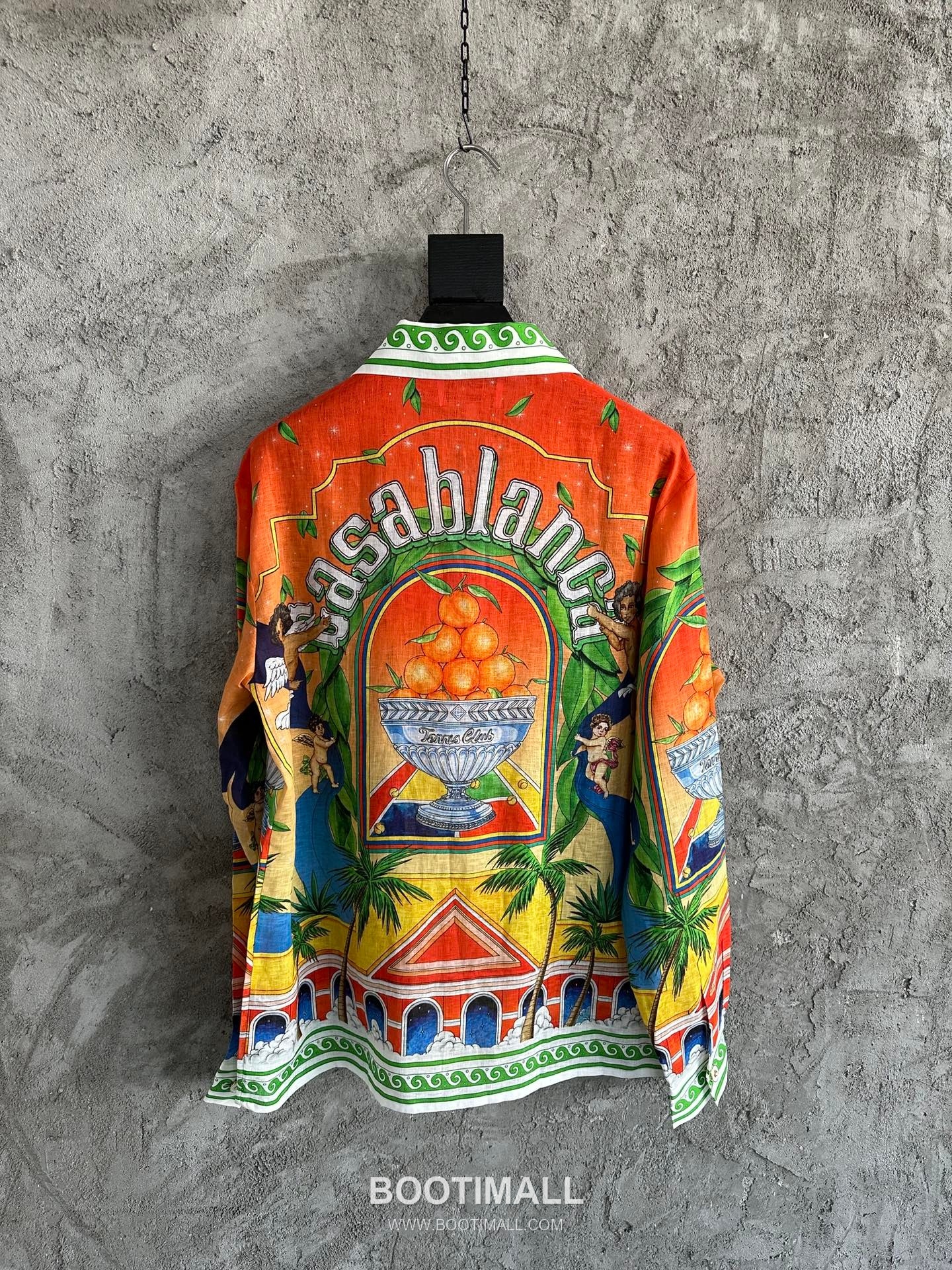 Casablanca Trophy Linen Shirt Cotton Linen Orange 카사블랑카 트로피 린넨 셔츠 코튼 린넨 오렌지 5