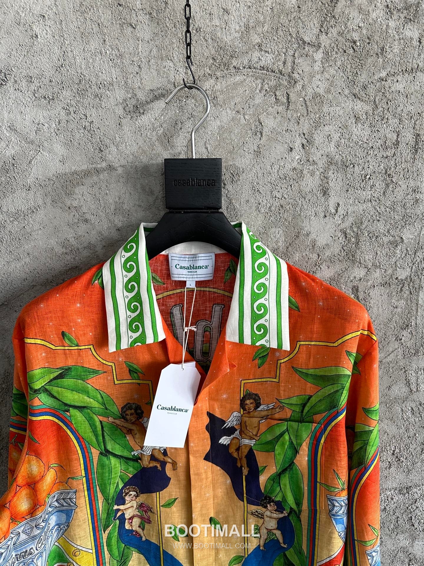 Casablanca Trophy Linen Shirt Cotton Linen Orange 카사블랑카 트로피 린넨 셔츠 코튼 린넨 오렌지 6