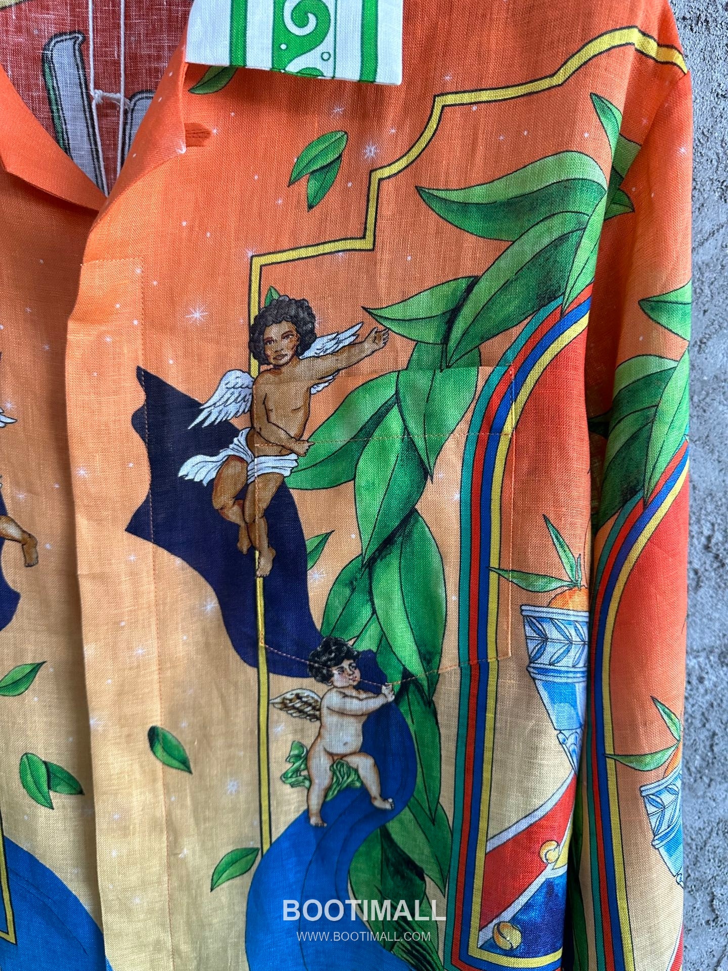 Casablanca Trophy Linen Shirt Cotton Linen Orange 카사블랑카 트로피 린넨 셔츠 코튼 린넨 오렌지 9