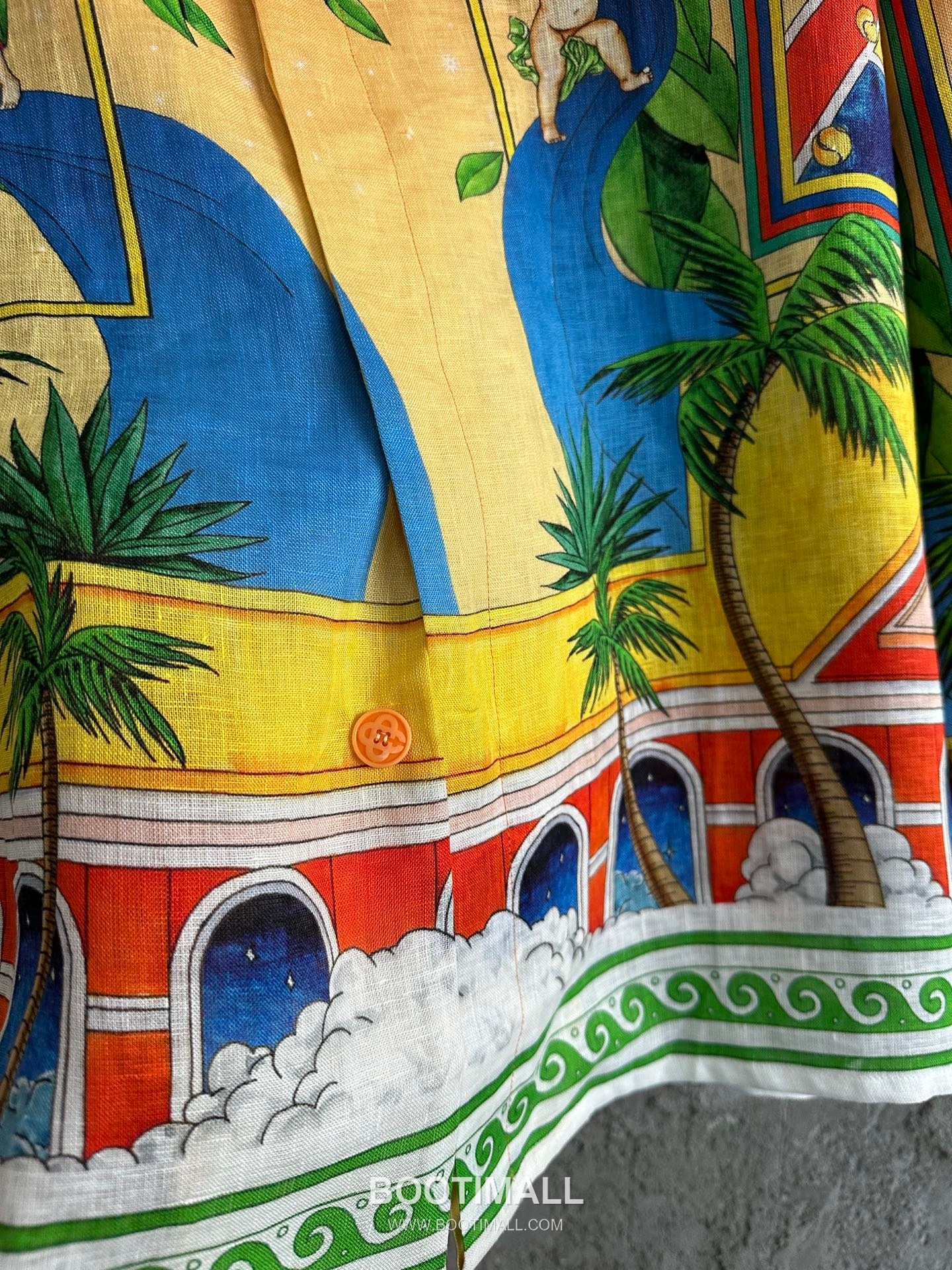 Casablanca Trophy Linen Shirt Cotton Linen Orange 카사블랑카 트로피 린넨 셔츠 코튼 린넨 오렌지 10