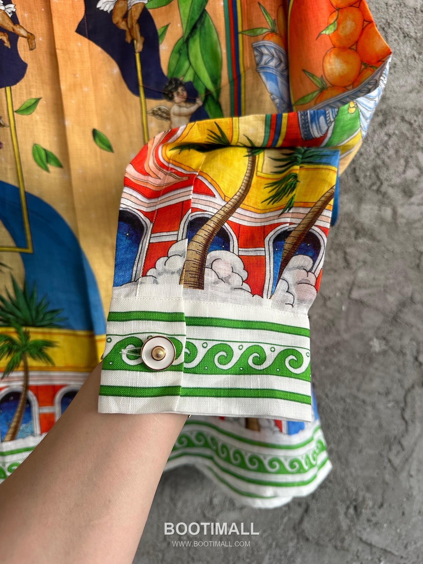 Casablanca Trophy Linen Shirt Cotton Linen Orange 카사블랑카 트로피 린넨 셔츠 코튼 린넨 오렌지 11