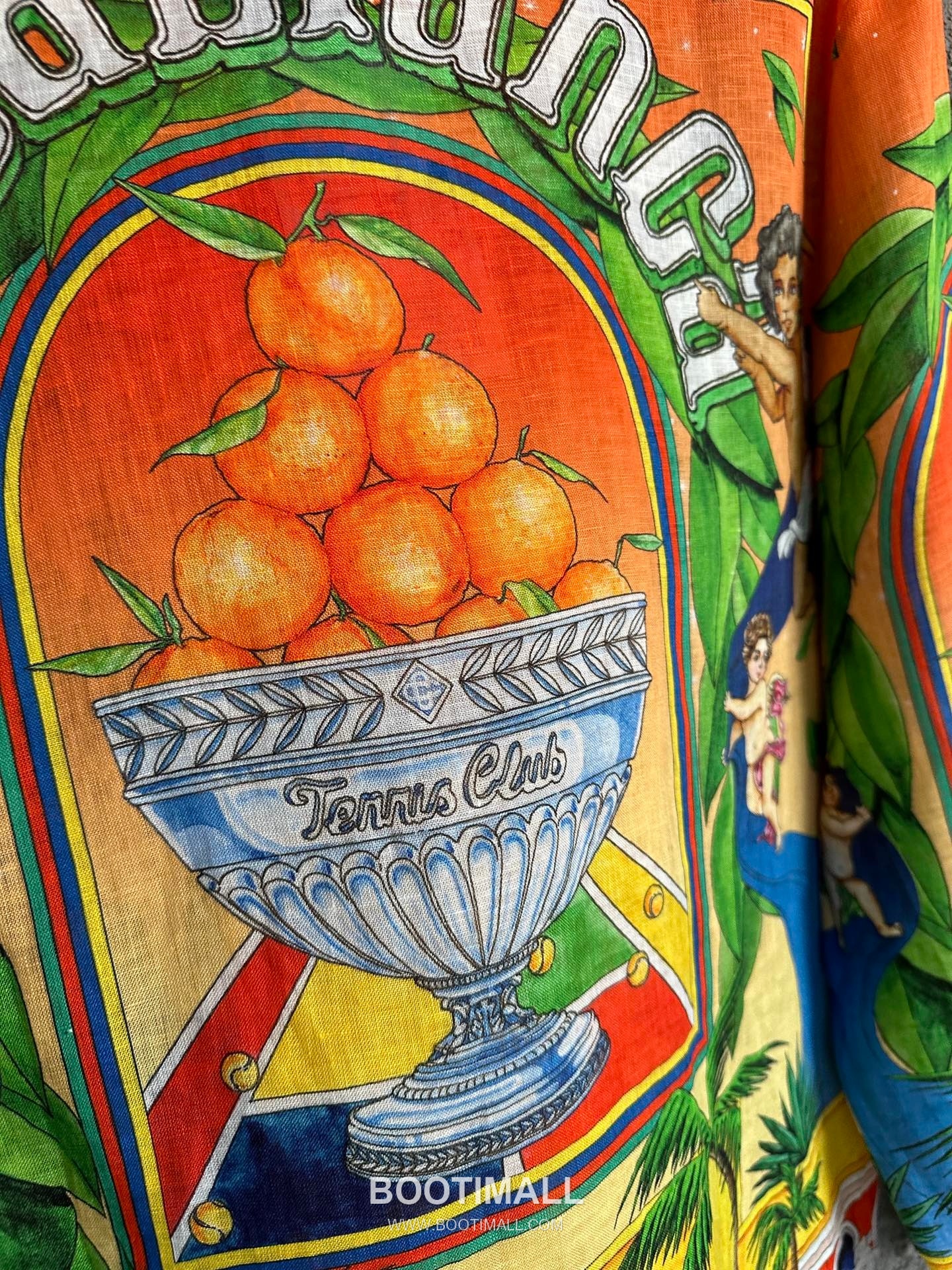 Casablanca Trophy Linen Shirt Cotton Linen Orange 카사블랑카 트로피 린넨 셔츠 코튼 린넨 오렌지 12