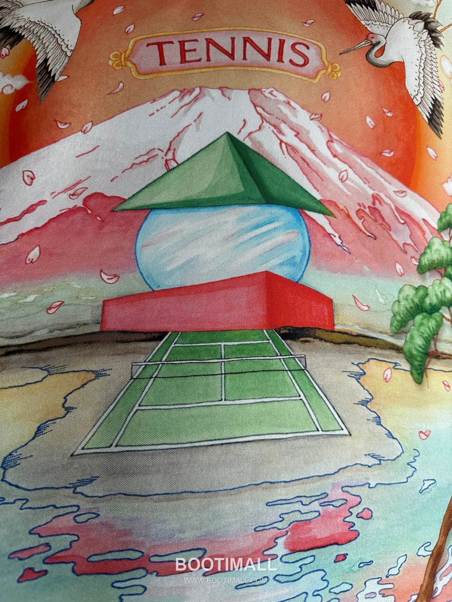 Casablanca Crane Silk Shirt Silk Blue 카사블랑카 학 프린트 실크 셔츠 실크 블루 9