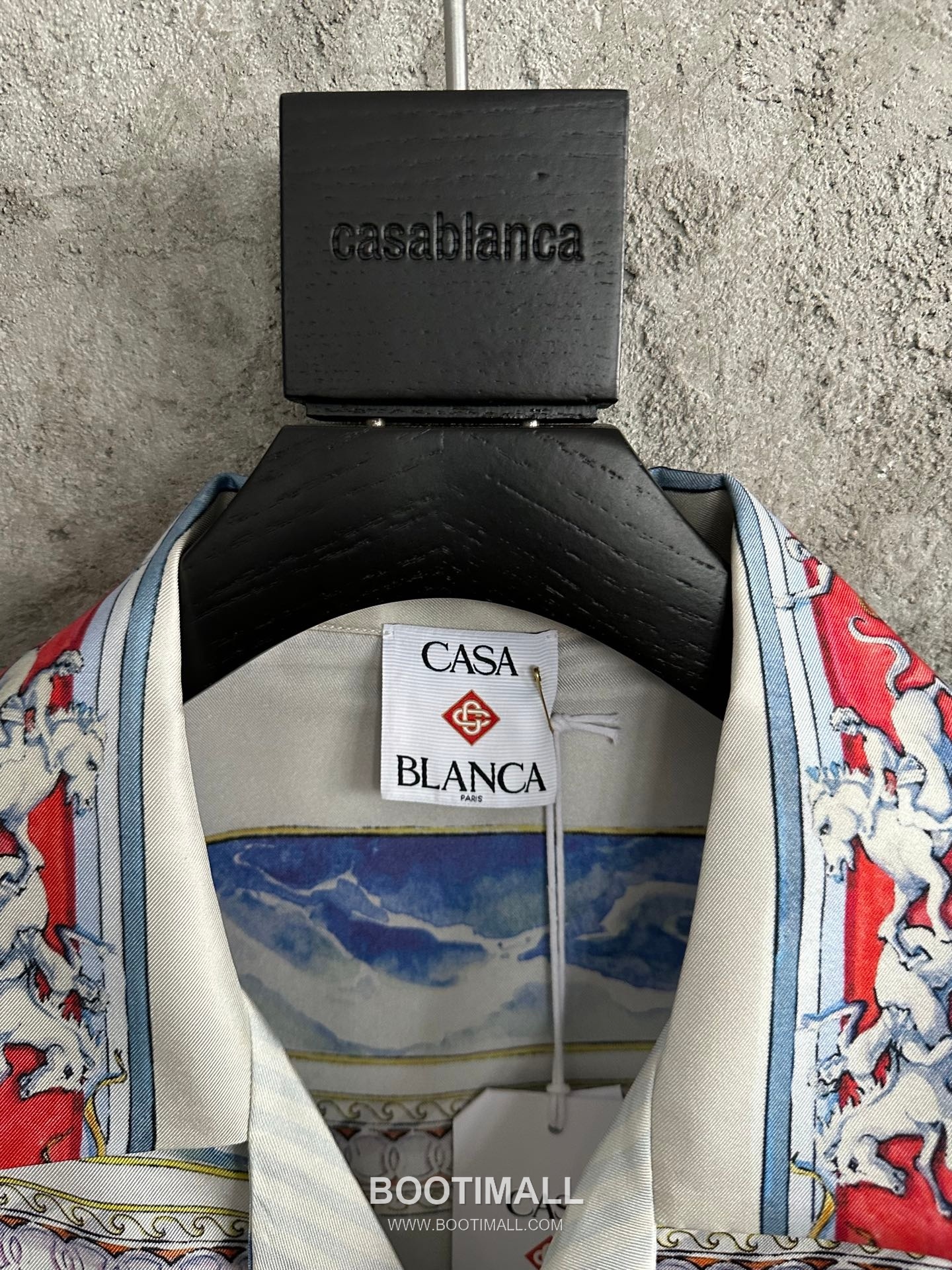 Casablanca Horse Print Shirt Silk White 카사블랑카 세마 프린트 셔츠 실크 화이트 3