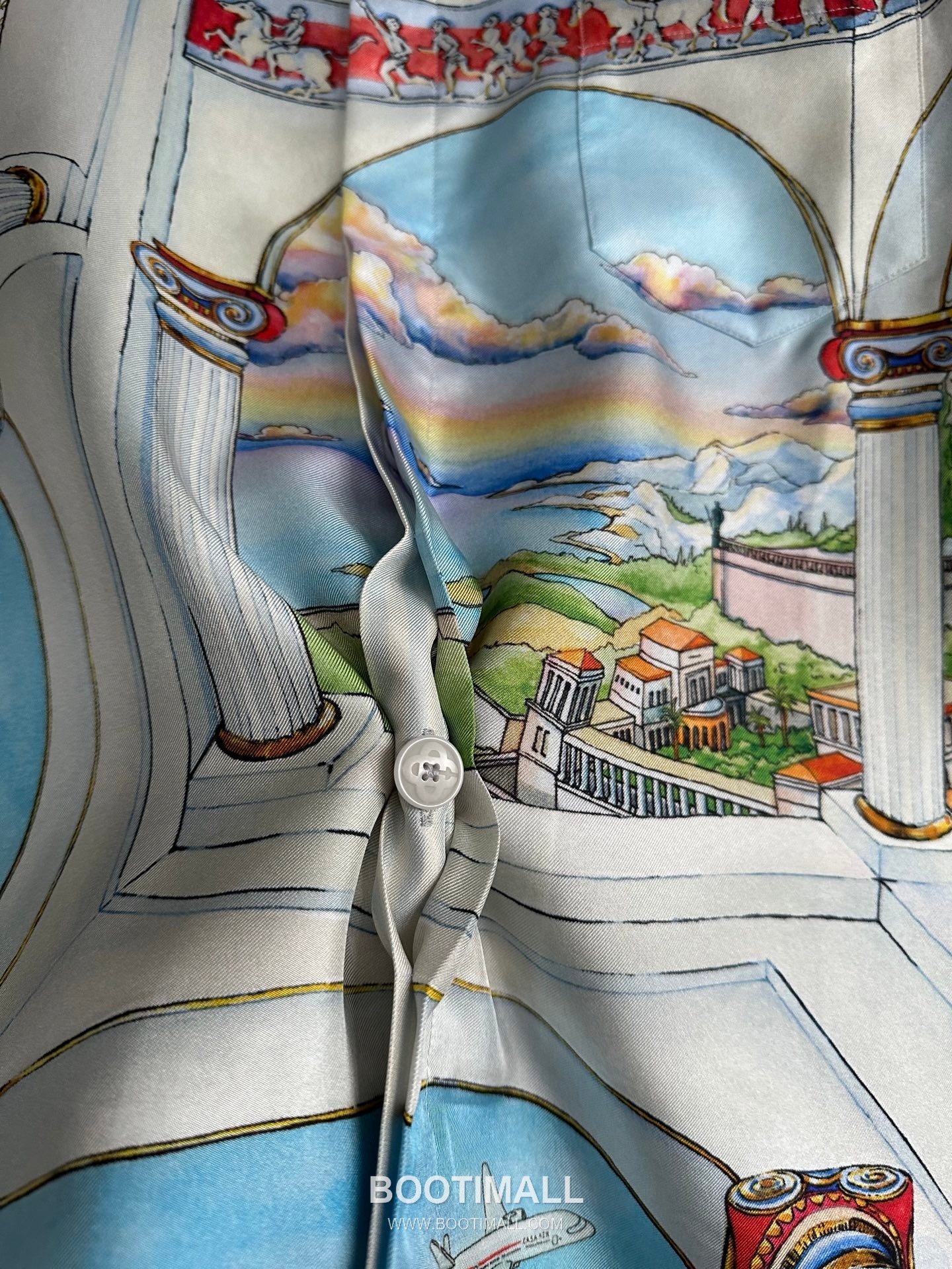 Casablanca Horse Print Shirt Silk White 카사블랑카 세마 프린트 셔츠 실크 화이트 6