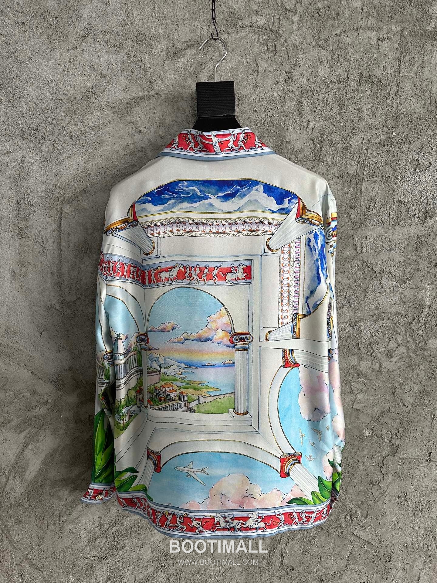 Casablanca Horse Print Shirt Silk White 카사블랑카 세마 프린트 셔츠 실크 화이트 8