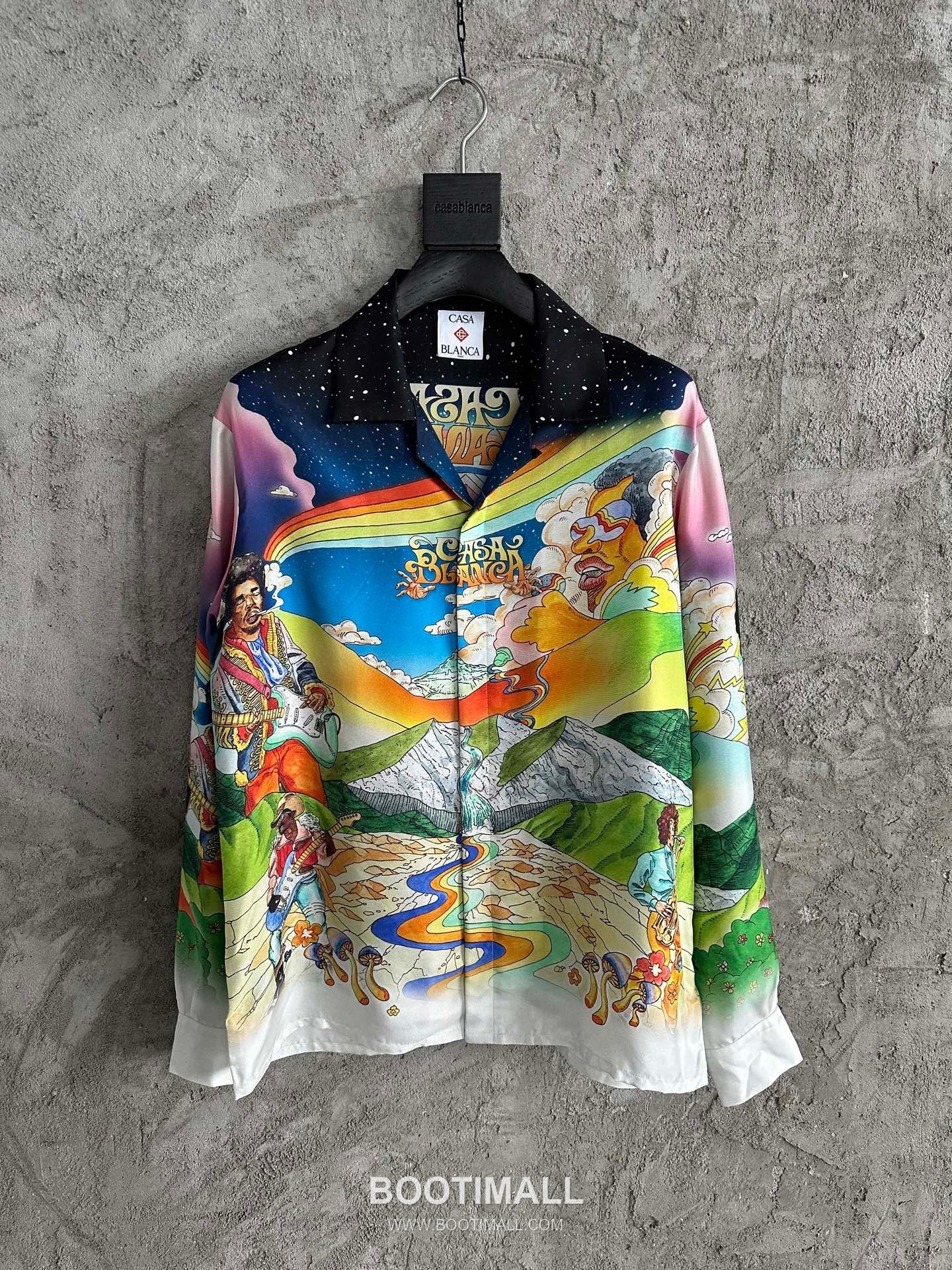 Casablanca River Print Shirt Silk Multicolor 카사블랑카 리버 프린트 셔츠 실크 멀티컬러 1