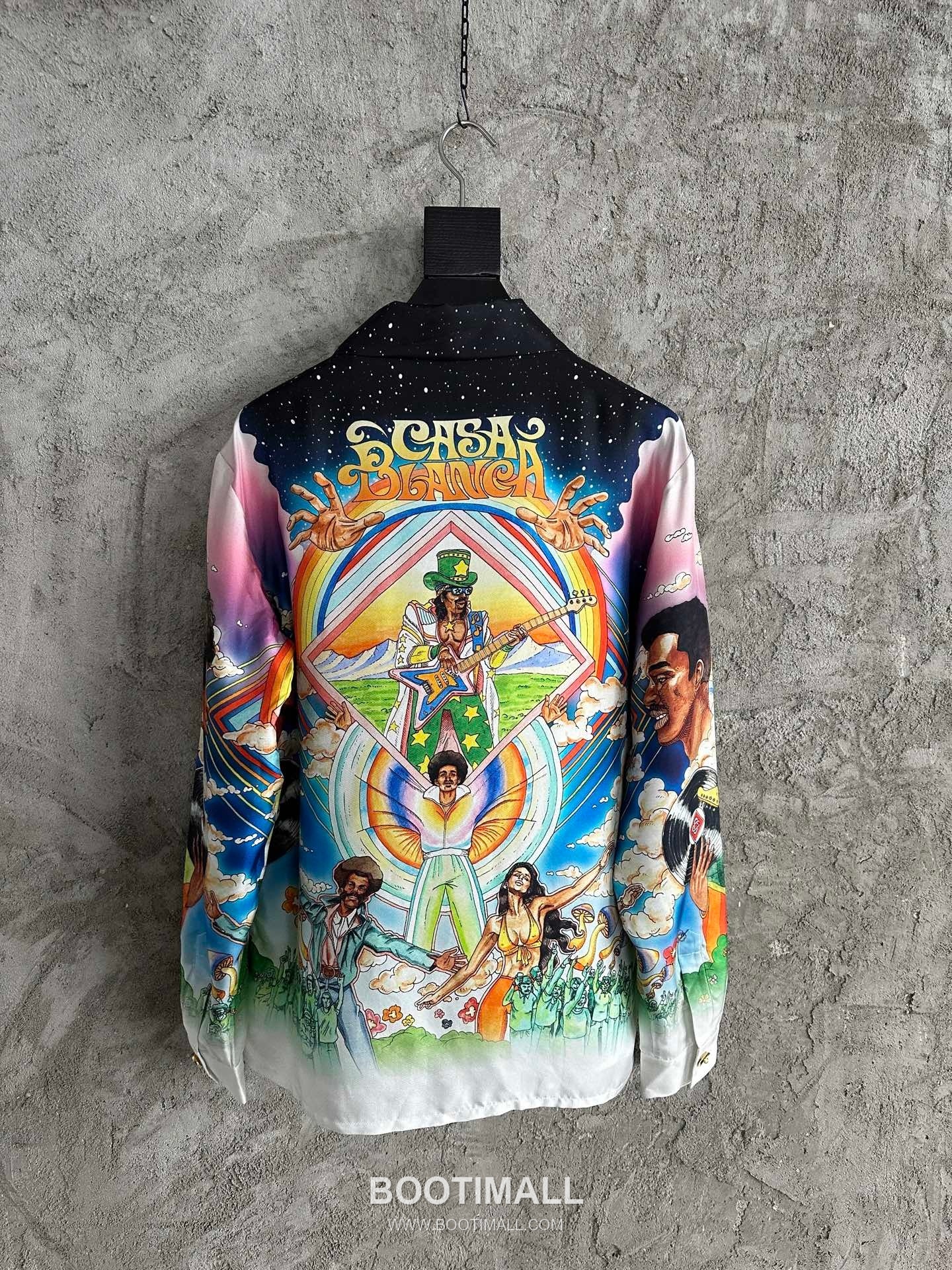 Casablanca River Print Shirt Silk Multicolor 카사블랑카 리버 프린트 셔츠 실크 멀티컬러 2