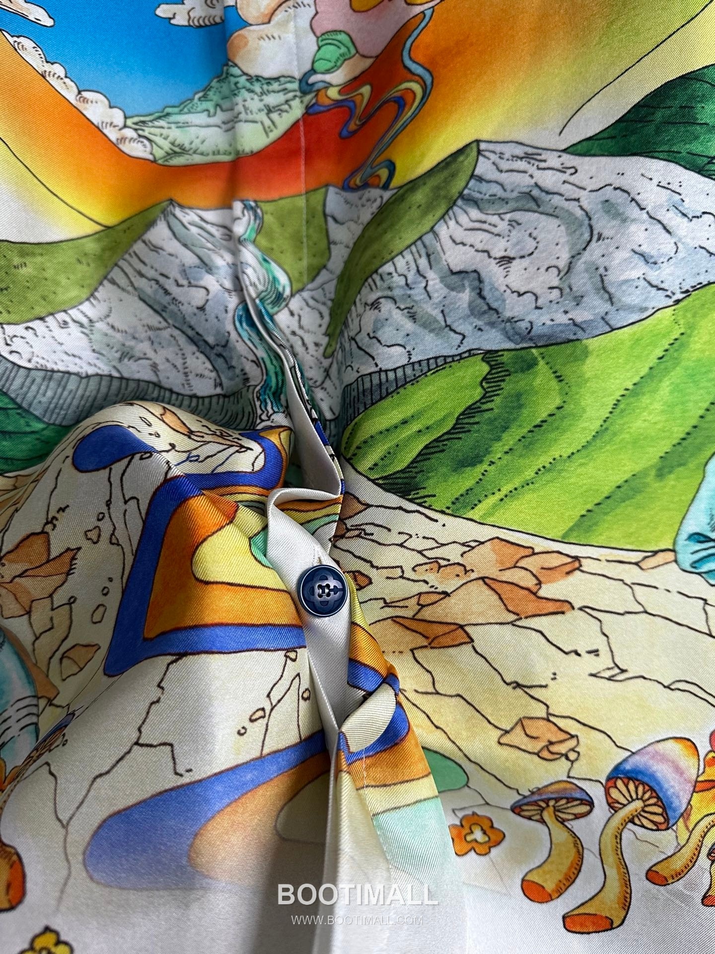 Casablanca River Print Shirt Silk Multicolor 카사블랑카 리버 프린트 셔츠 실크 멀티컬러 7