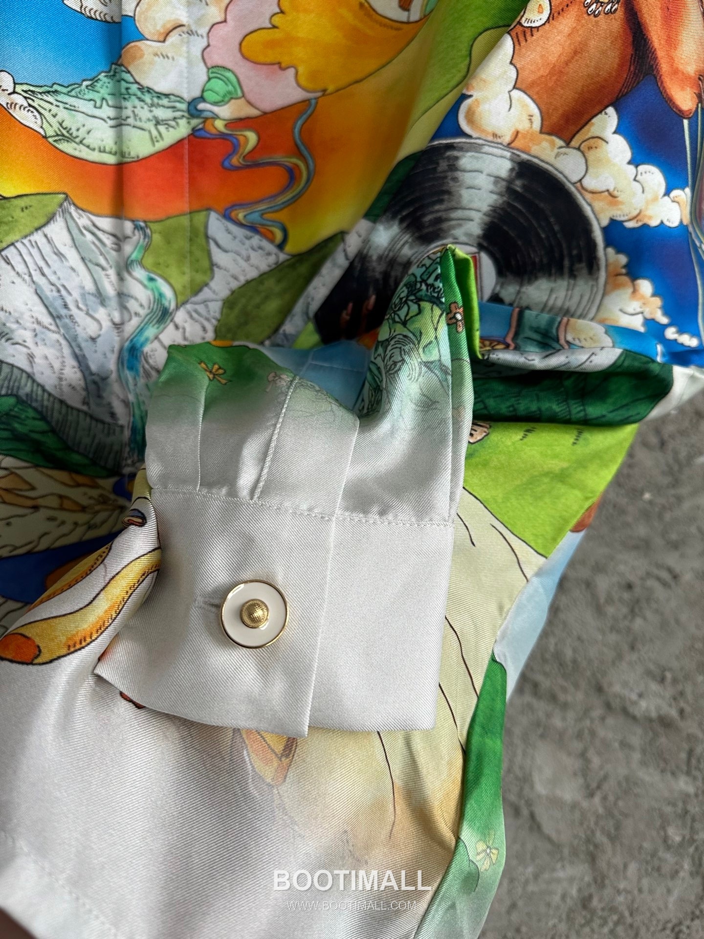 Casablanca River Print Shirt Silk Multicolor 카사블랑카 리버 프린트 셔츠 실크 멀티컬러 8