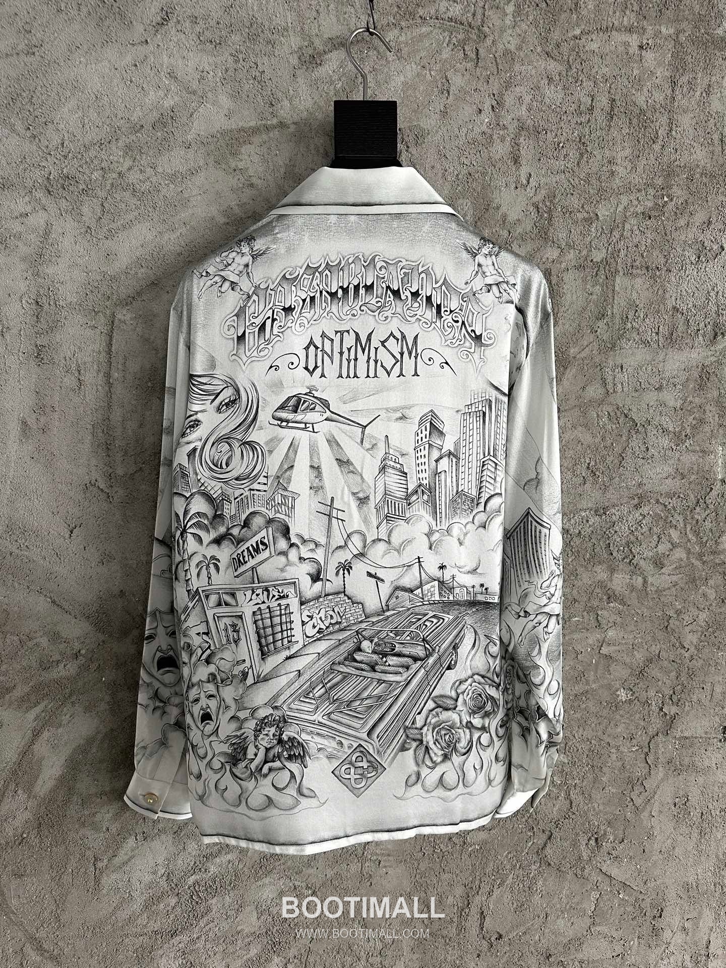 Casablanca Helicopter Silk Shirt Silk White 카사블랑카 헬리콥터 실크 셔츠 실크 화이트 2