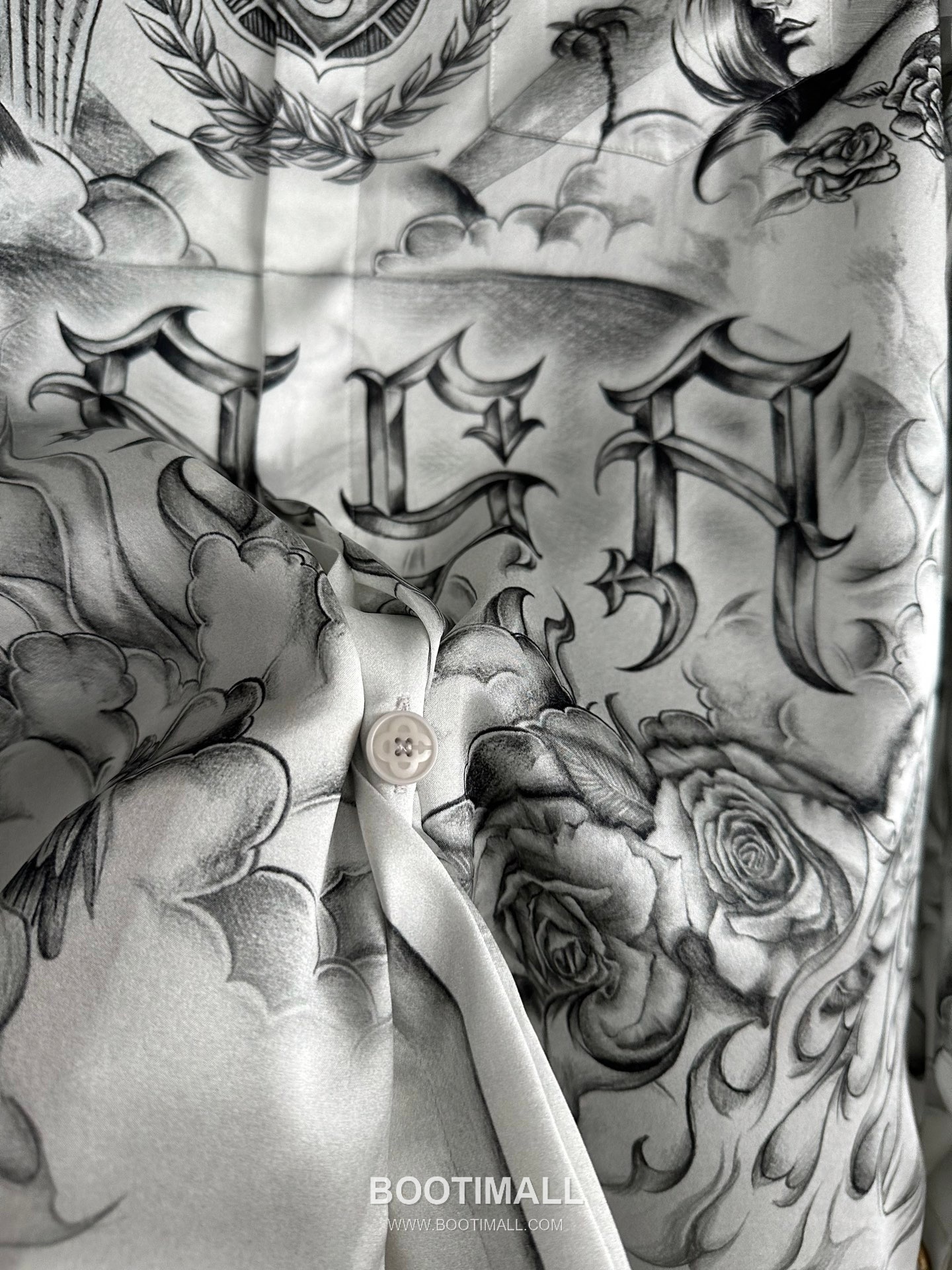 Casablanca Helicopter Silk Shirt Silk White 카사블랑카 헬리콥터 실크 셔츠 실크 화이트 7