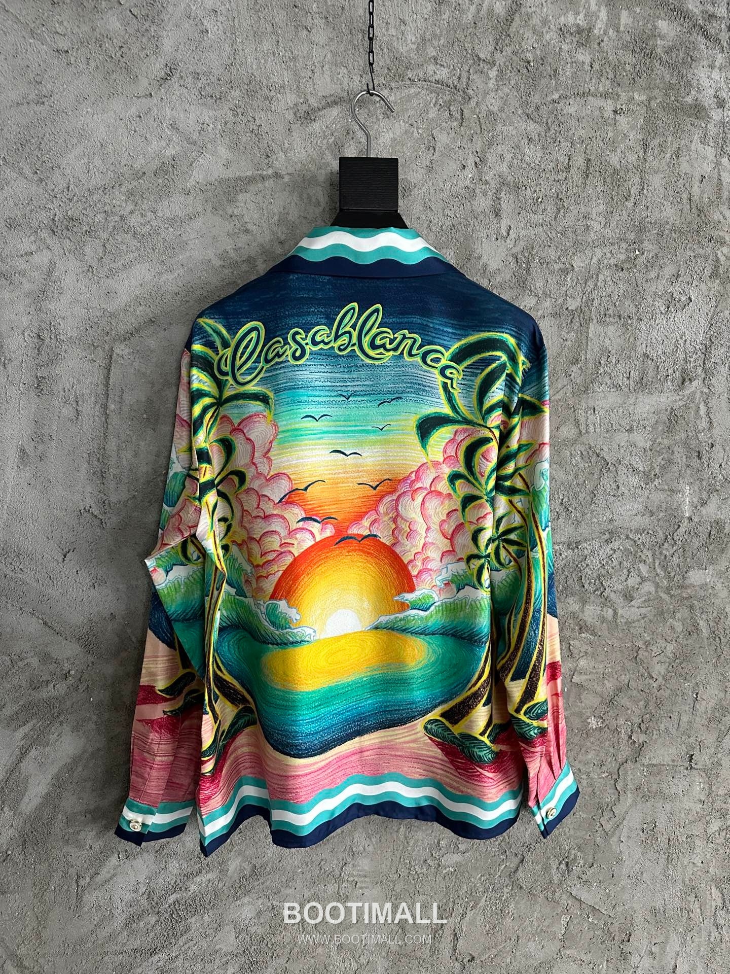 Casablanca Goose Print Shirt Silk Multicolor 카사블랑카 거위 프린트 셔츠 실크 멀티컬러 5