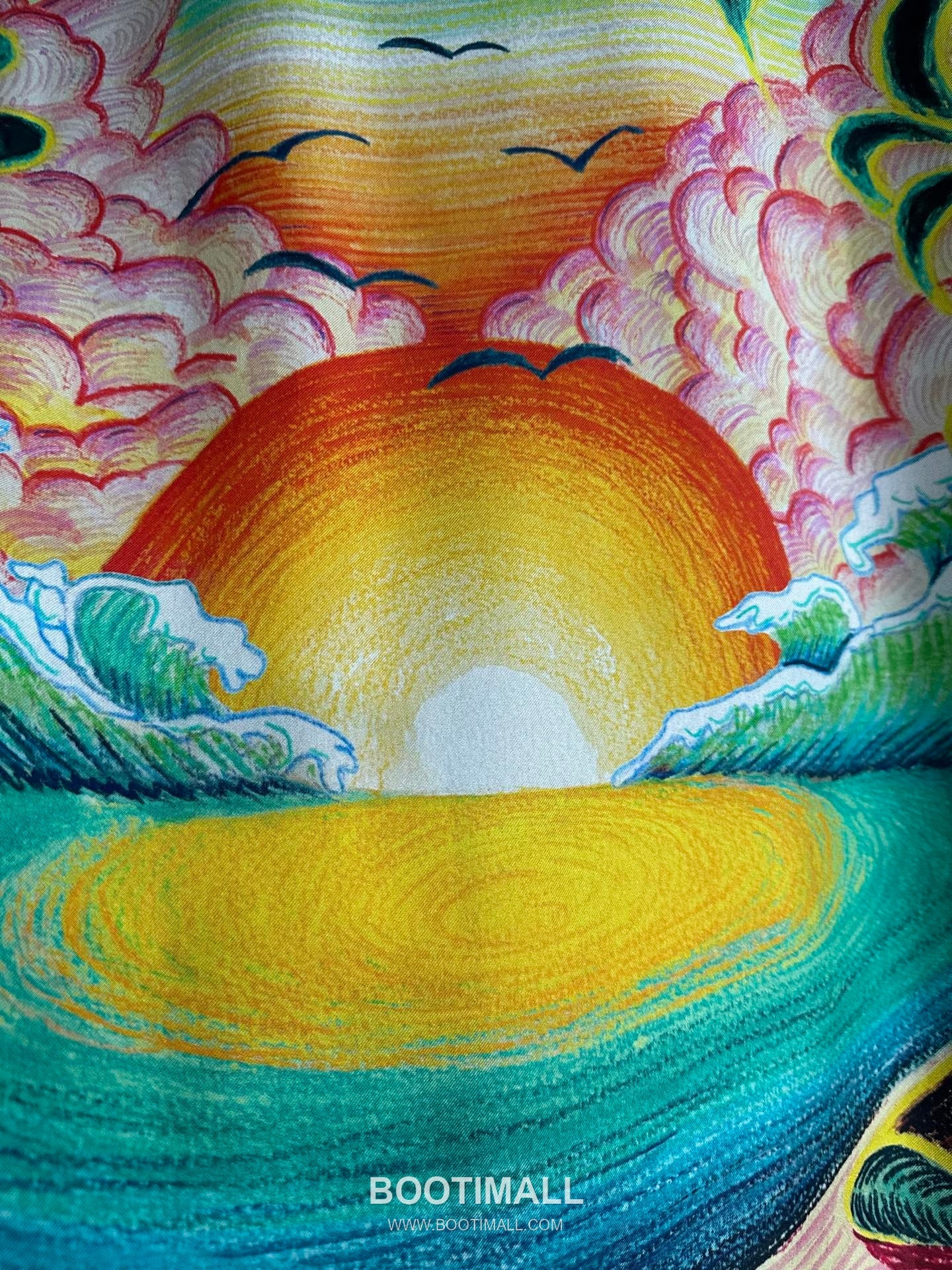 Casablanca Goose Print Shirt Silk Multicolor 카사블랑카 거위 프린트 셔츠 실크 멀티컬러 12