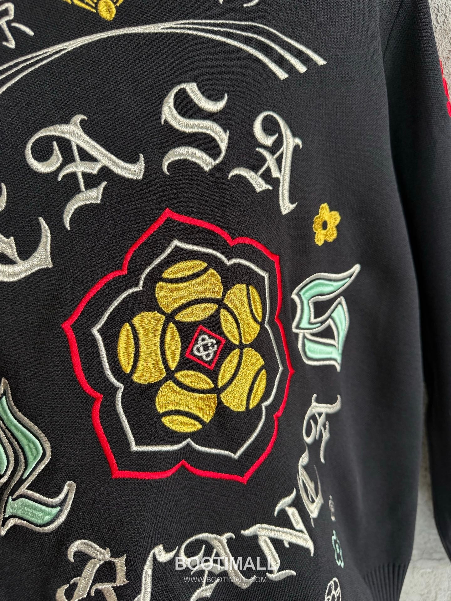 Casablanca Tokyo Embroidered Cardigan Cotton Black 카사블랑카 도쿄 자수 가디건 코튼 블랙 9