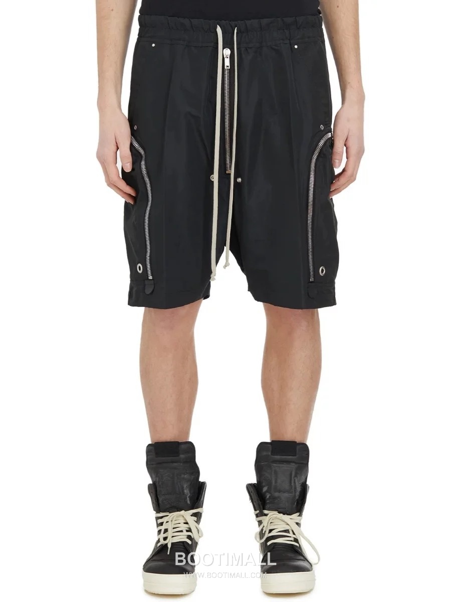 Rick Owens Zip Pocket Shorts Black 릭오웬스 지퍼 포켓 쇼츠 블랙 2