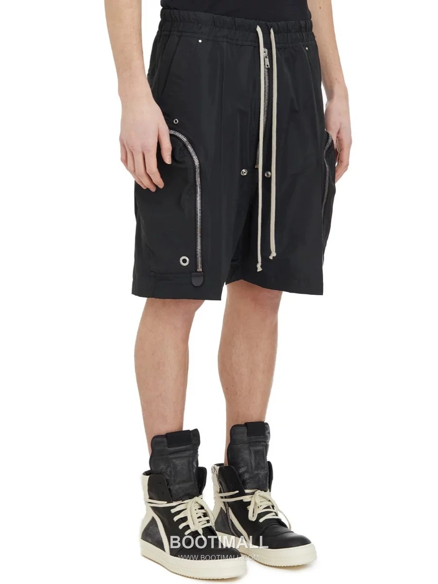Rick Owens Zip Pocket Shorts Black 릭오웬스 지퍼 포켓 쇼츠 블랙 3