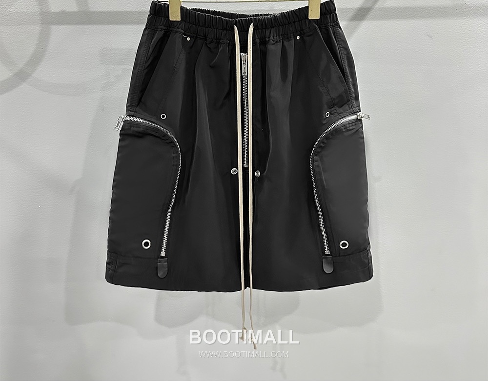 Rick Owens Zip Pocket Shorts Black 릭오웬스 지퍼 포켓 쇼츠 블랙 5