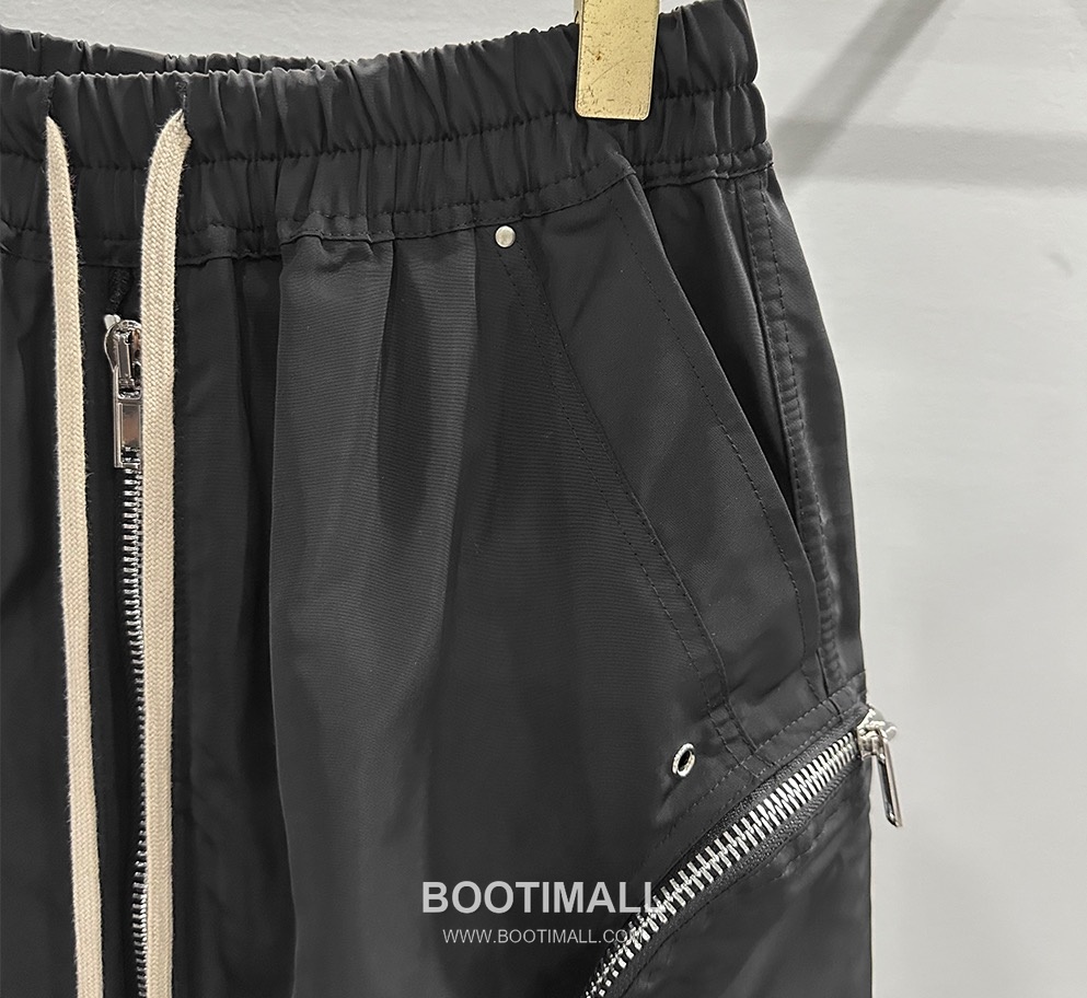 Rick Owens Zip Pocket Shorts Black 릭오웬스 지퍼 포켓 쇼츠 블랙 10