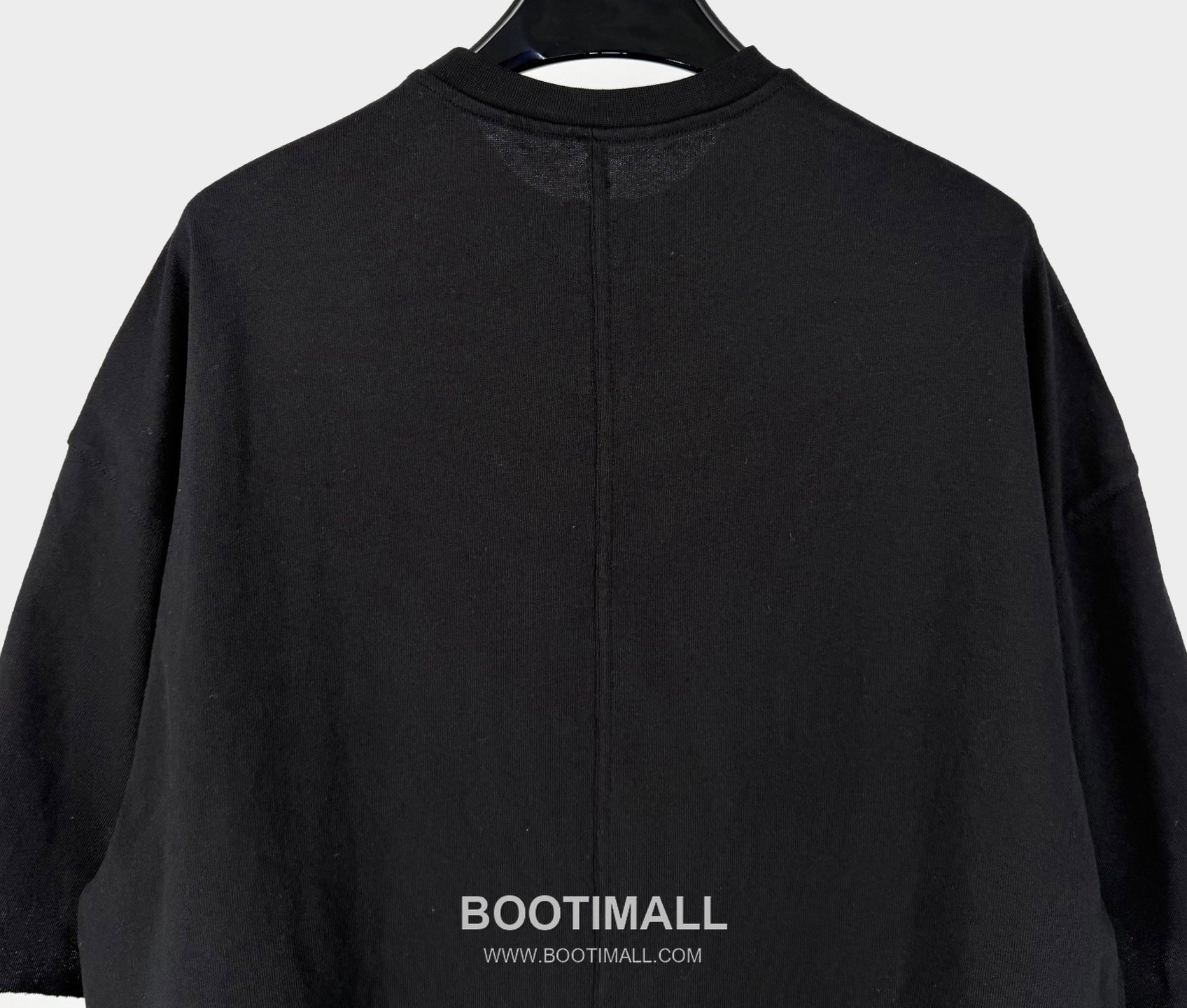 Rick Owens Rolled Hem T-Shirt Cotton Black 릭오웬스 롤드 헴 티셔츠 코튼 블랙 7