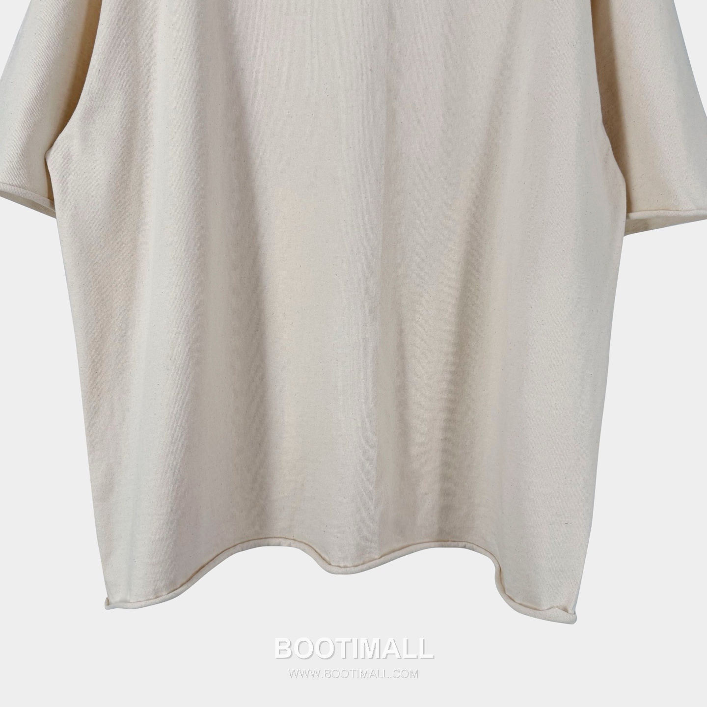 Rick Owens Rolled Hem T-Shirt Cotton Black 릭오웬스 롤드 헴 티셔츠 코튼 블랙 5