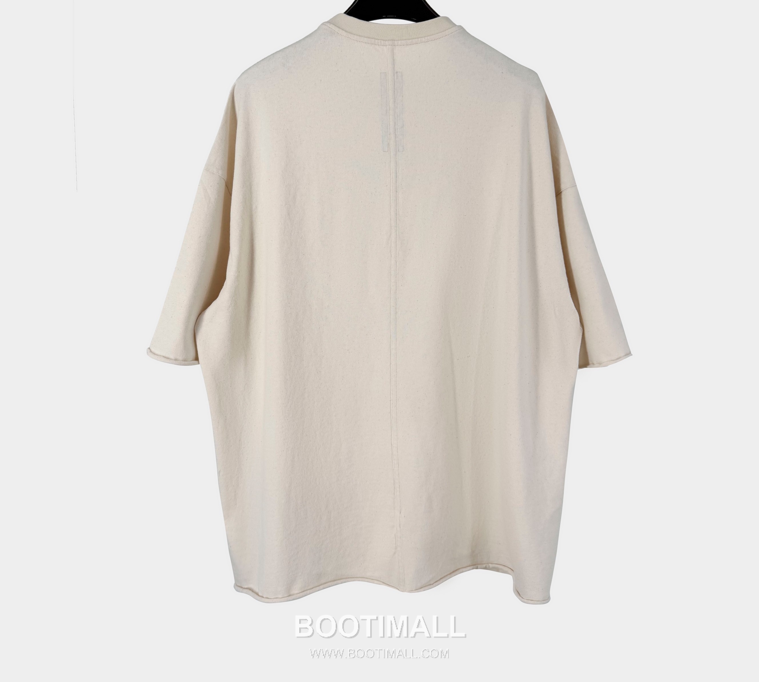 Rick Owens Rolled Hem T-Shirt Cotton Black 릭오웬스 롤드 헴 티셔츠 코튼 블랙 6