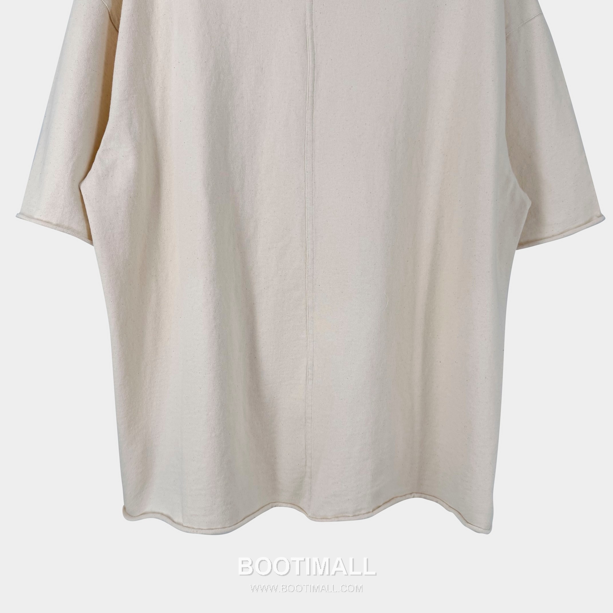 Rick Owens Rolled Hem T-Shirt Cotton Black 릭오웬스 롤드 헴 티셔츠 코튼 블랙 8