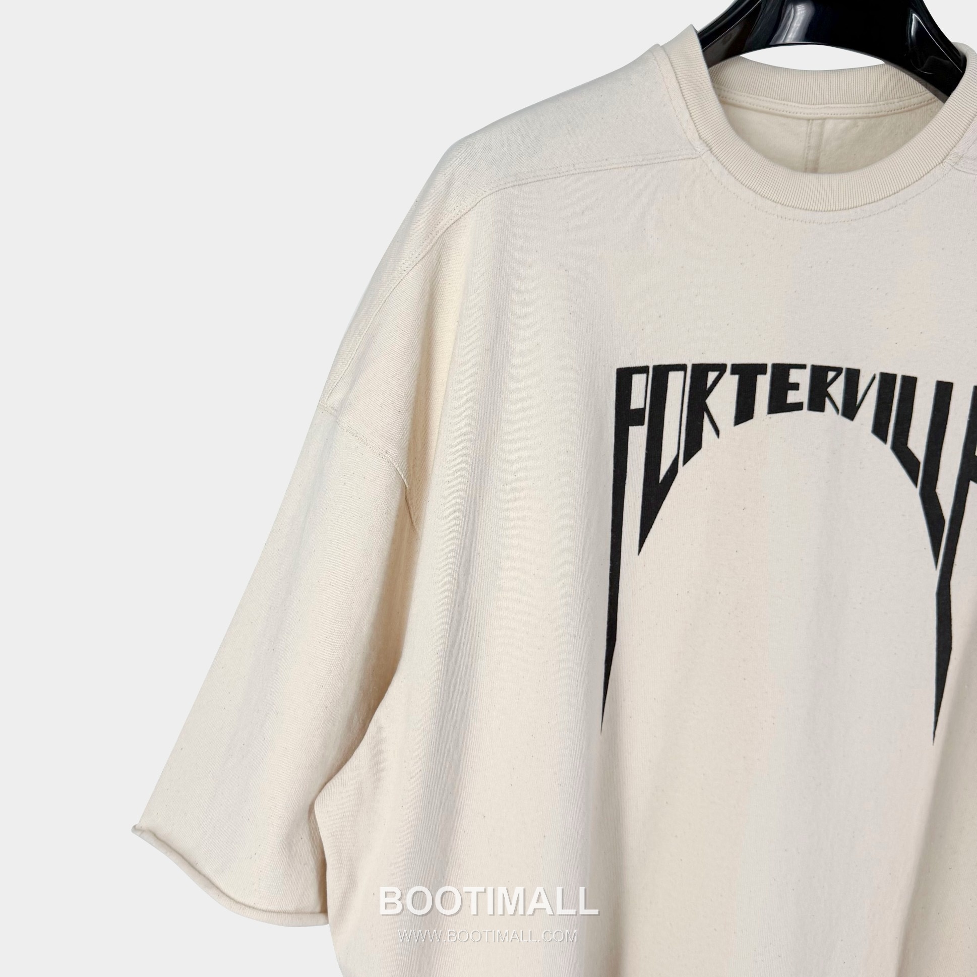 Rick Owens Letter Print T-Shirt Black 릭오웬스 레터 프린트 티셔츠 블랙 4