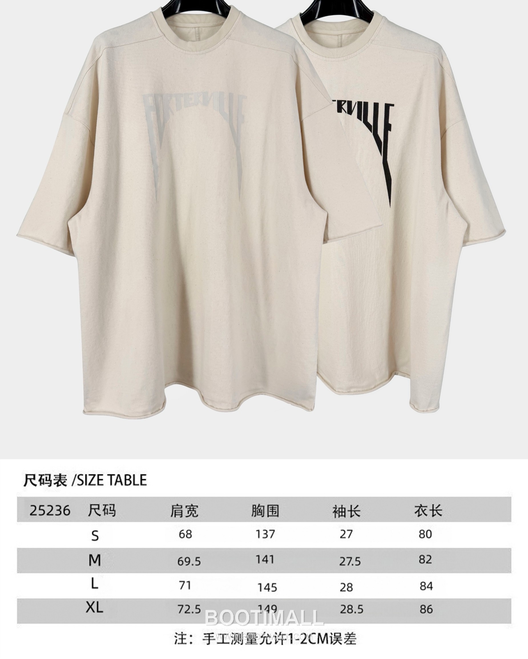 Rick Owens Letter Print T-Shirt Black 릭오웬스 레터 프린트 티셔츠 블랙 9