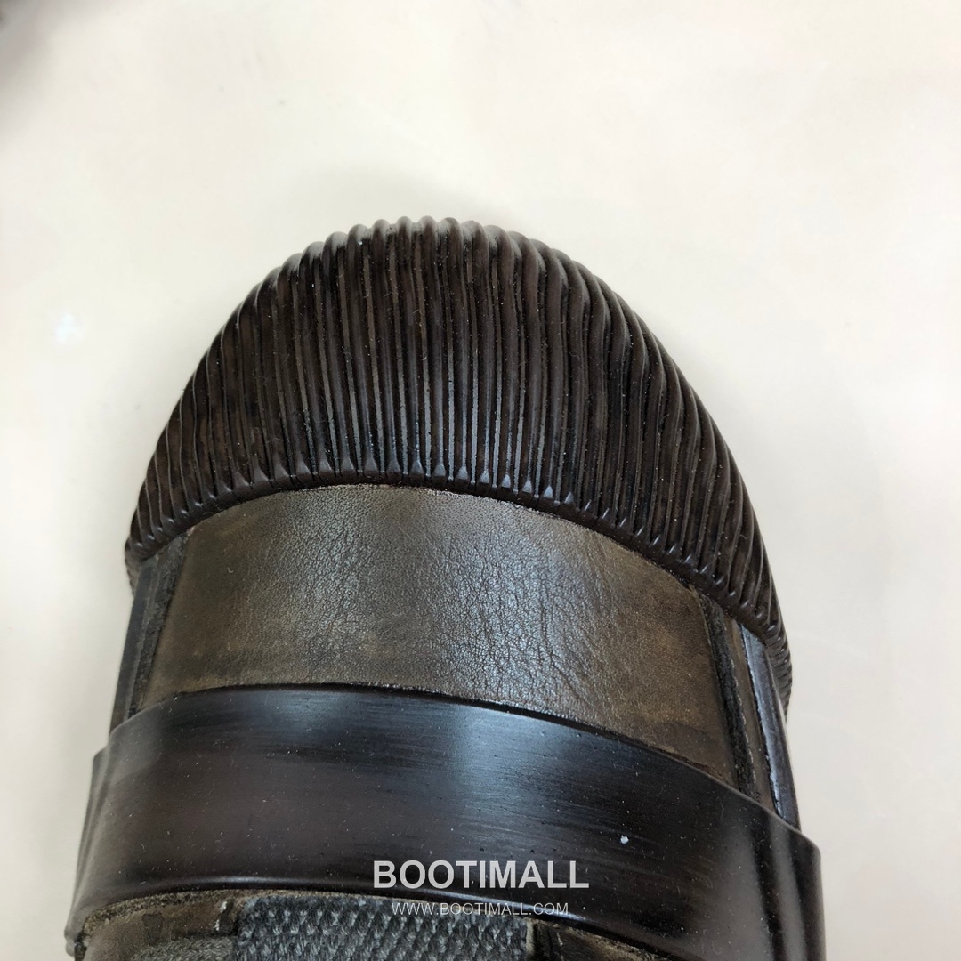 Boris Bidjan Saberi Hand-Dyed Sneaker Cowhide Calfskin Black Sneakers 보리스 비잔 사베리 핸드 다이드 스니커즈 소가죽 송아지가죽 블랙 4