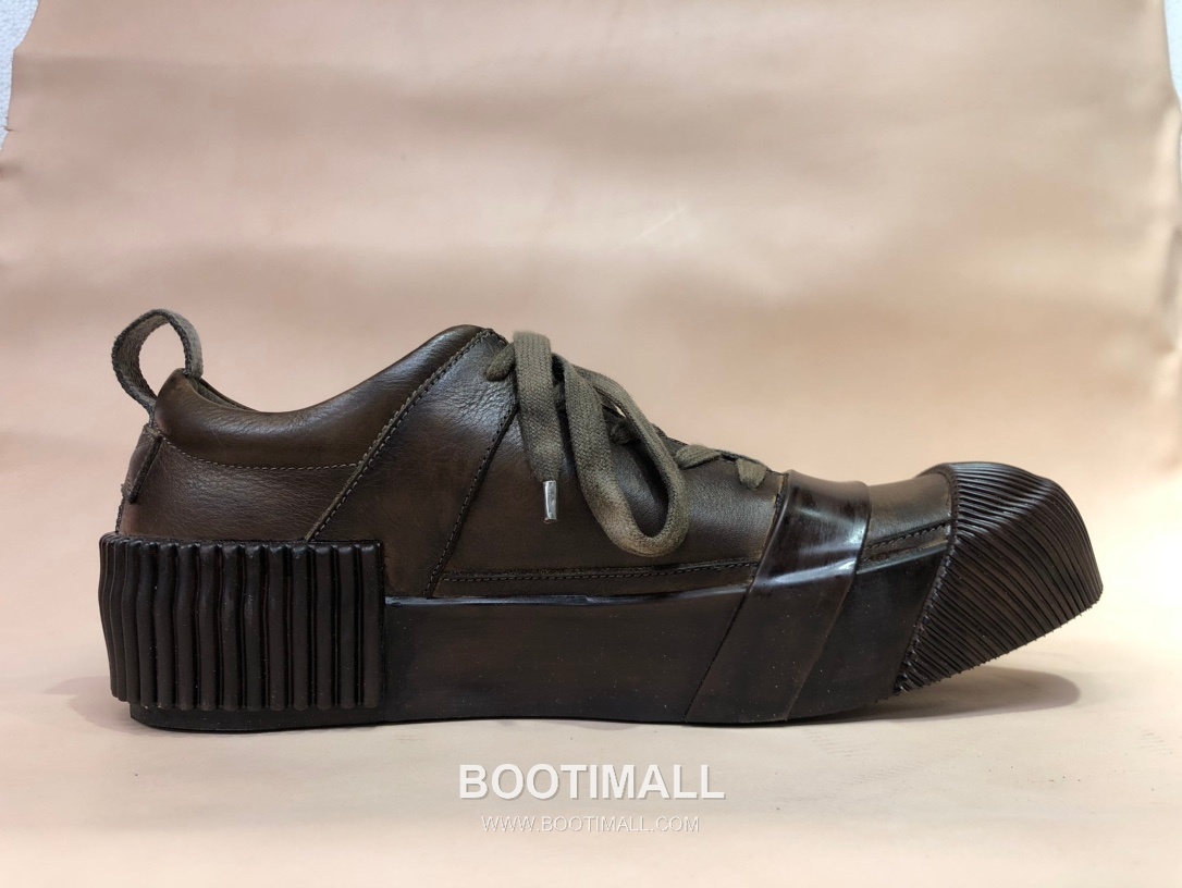 Boris Bidjan Saberi Hand-Dyed Sneaker Cowhide Calfskin Black Sneakers 보리스 비잔 사베리 핸드 다이드 스니커즈 소가죽 송아지가죽 블랙 6