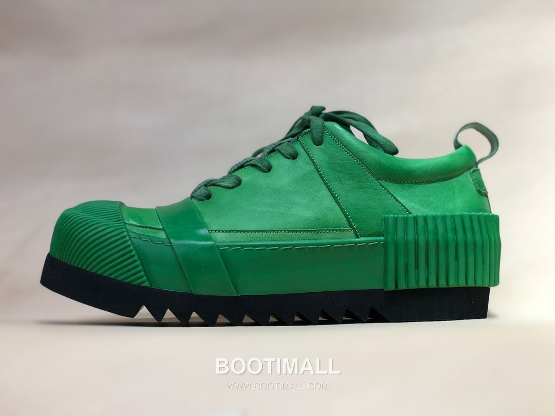 Boris Bidjan Saberi Hand-Dyed Sneaker Cowhide Calfskin Green Sneakers 보리스 비잔 사베리 핸드 다이드 스니커즈 소가죽 송아지가죽 그린 2