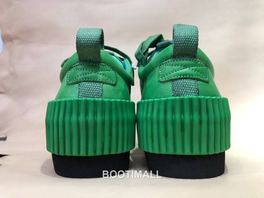 Boris Bidjan Saberi Hand-Dyed Sneaker Cowhide Calfskin Green Sneakers 보리스 비잔 사베리 핸드 다이드 스니커즈 소가죽 송아지가죽 그린 3