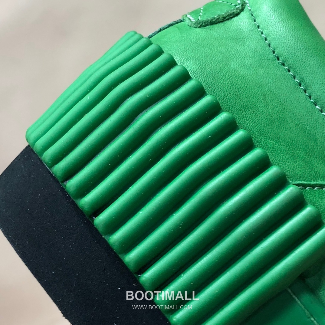 Boris Bidjan Saberi Hand-Dyed Sneaker Cowhide Calfskin Green Sneakers 보리스 비잔 사베리 핸드 다이드 스니커즈 소가죽 송아지가죽 그린 9